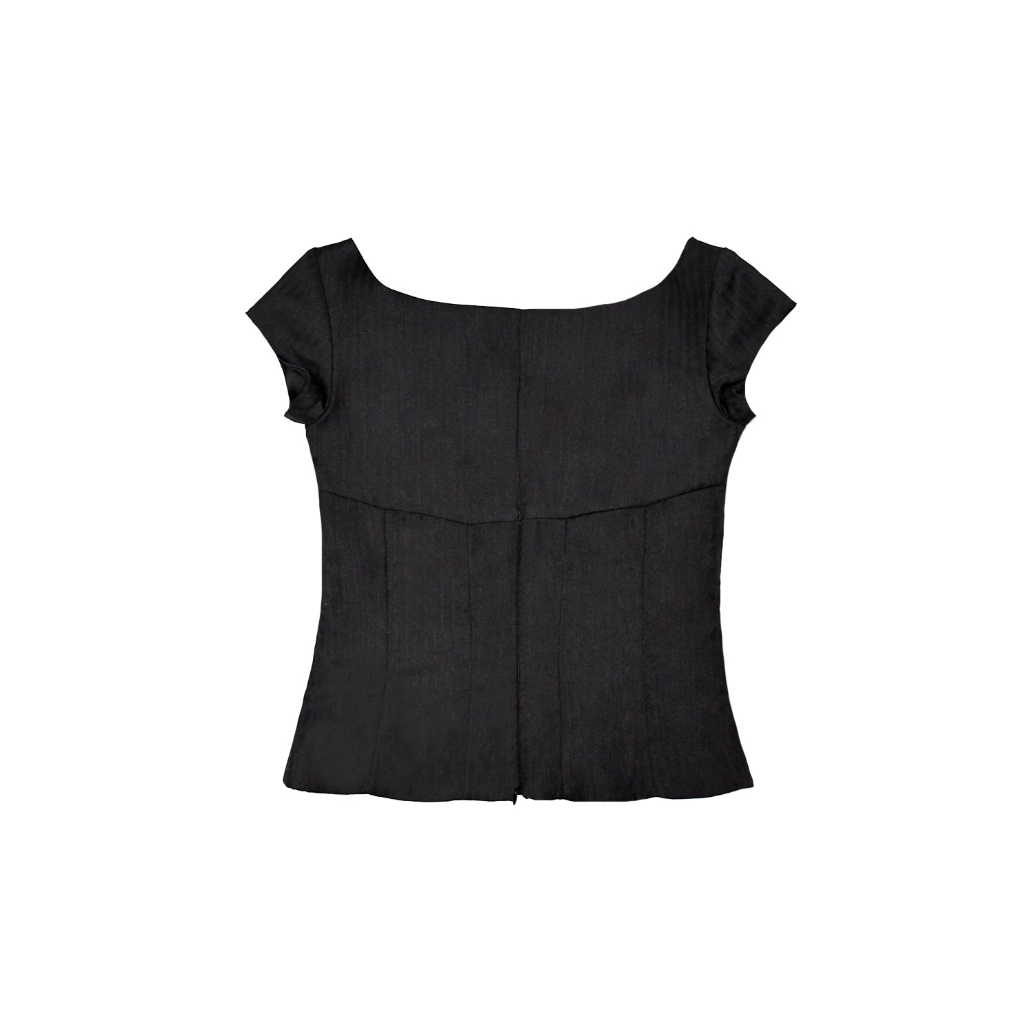 all is a gentle spring - The Demi Cup Corselette - Black