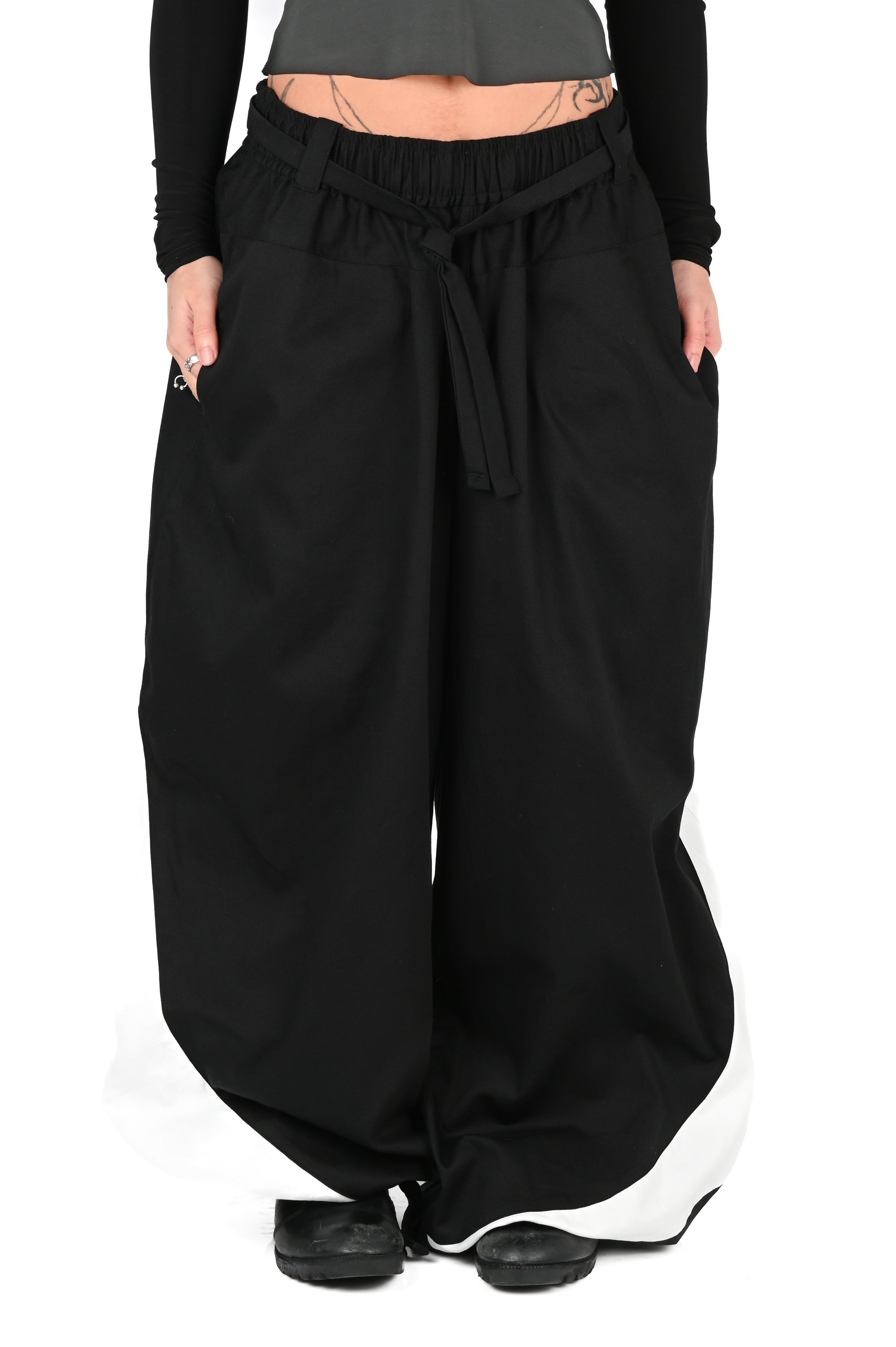 Iti Clothes - Hoop Pant - Black/White