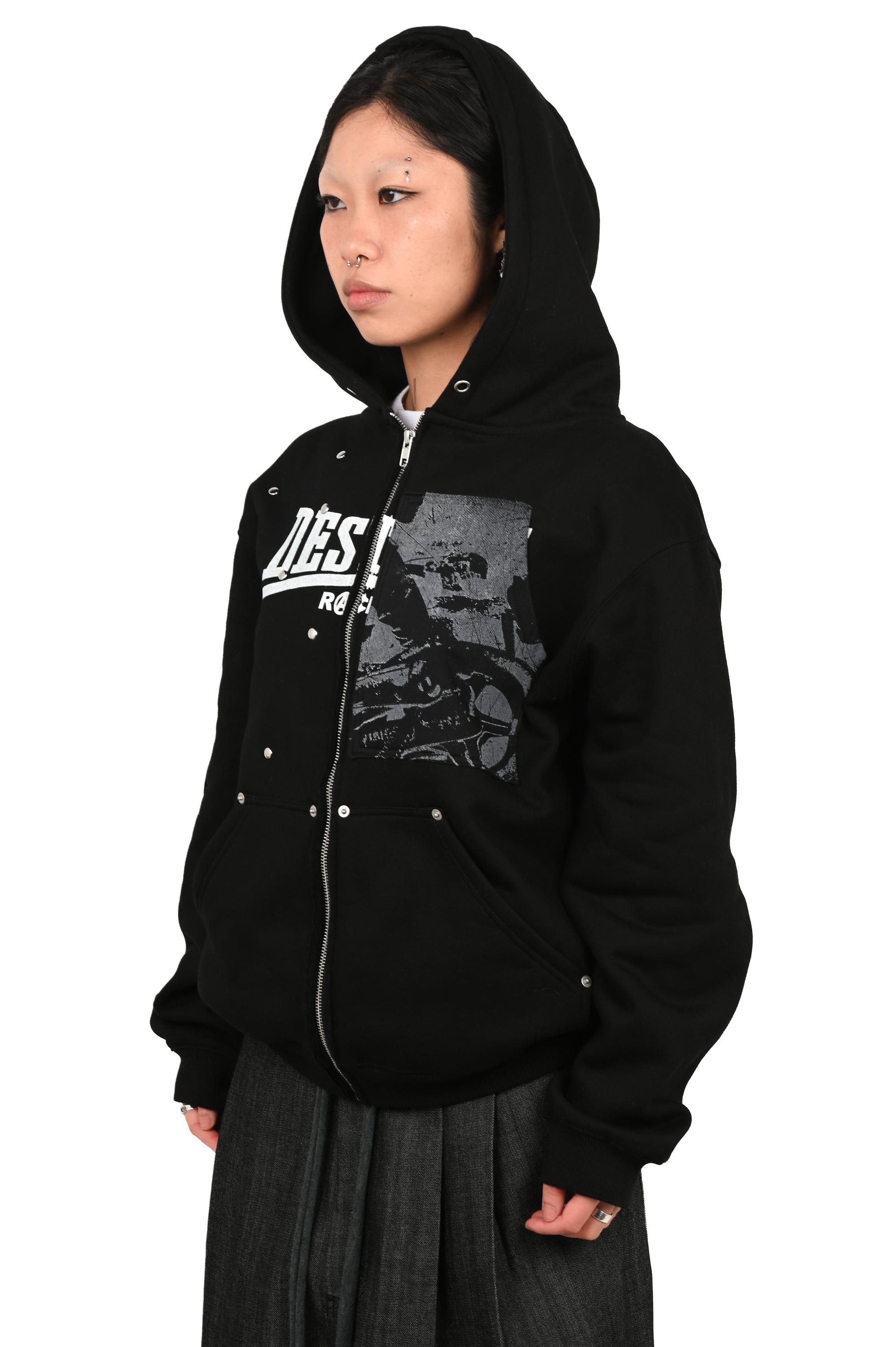 ASAU - Destroy Racism (Swallow Your Pride) Hoodie - Black