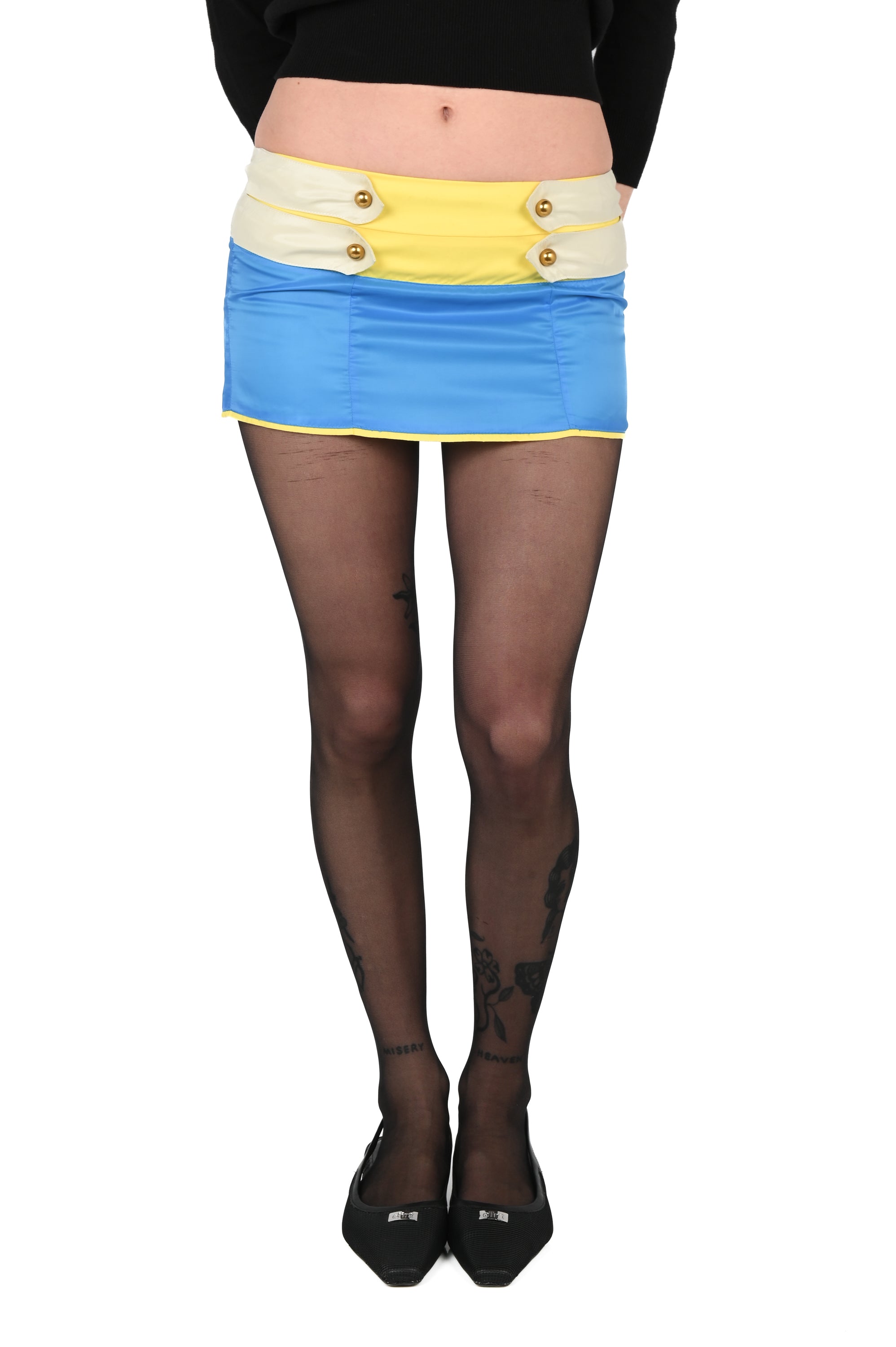 Ben Doctor - Krysta Mini Skirt - Blue