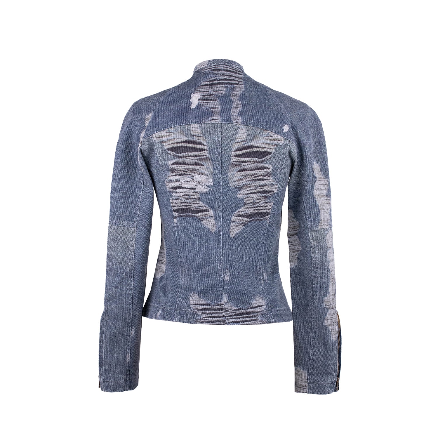 Delfos - Meta Biker Jacket Distressed