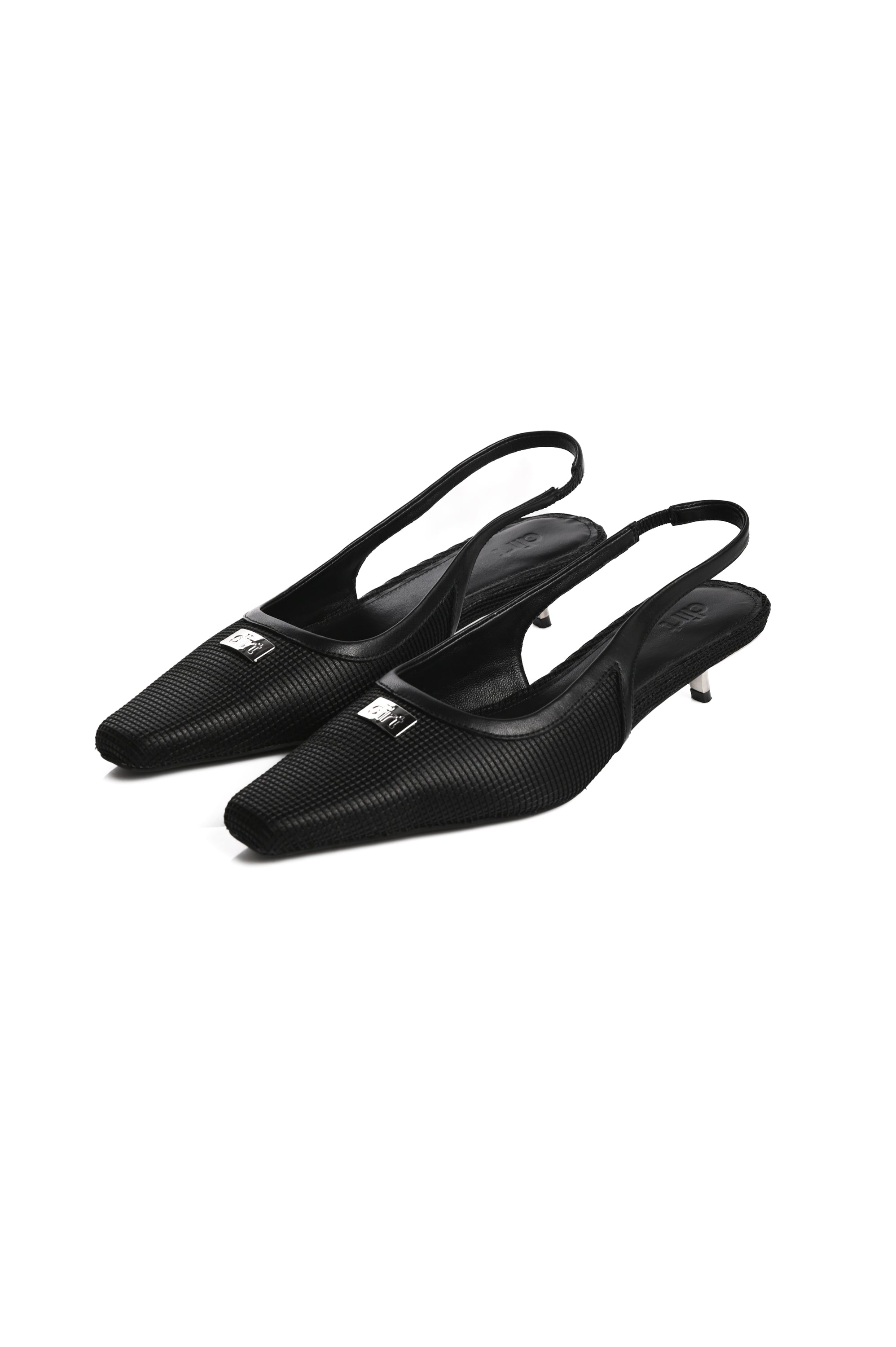 Dirt - Slingbacks - Black Mesh