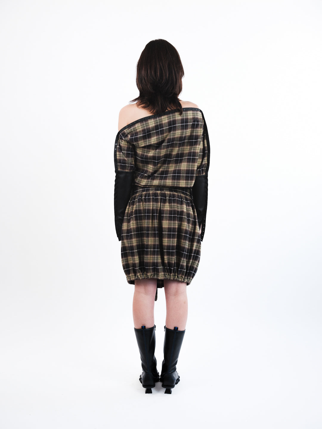Urte Kat - Snap 01 Dress - Tartan