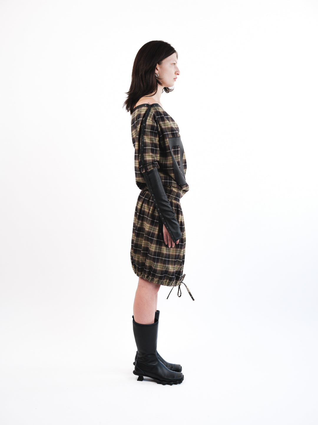 Urte Kat - Snap 01 Dress - Tartan