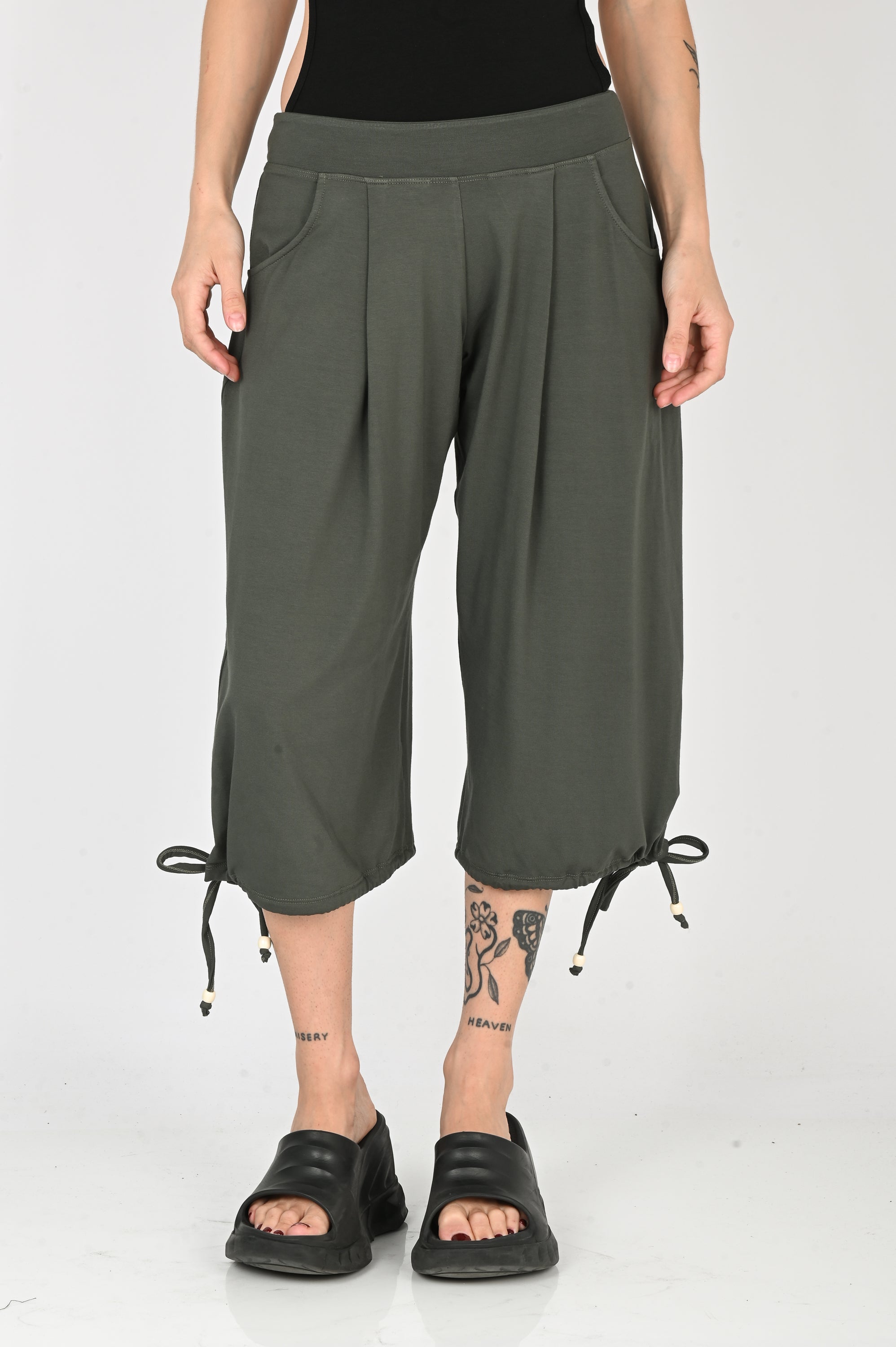 Olivia Rowan - Harem Pants - Khaki
