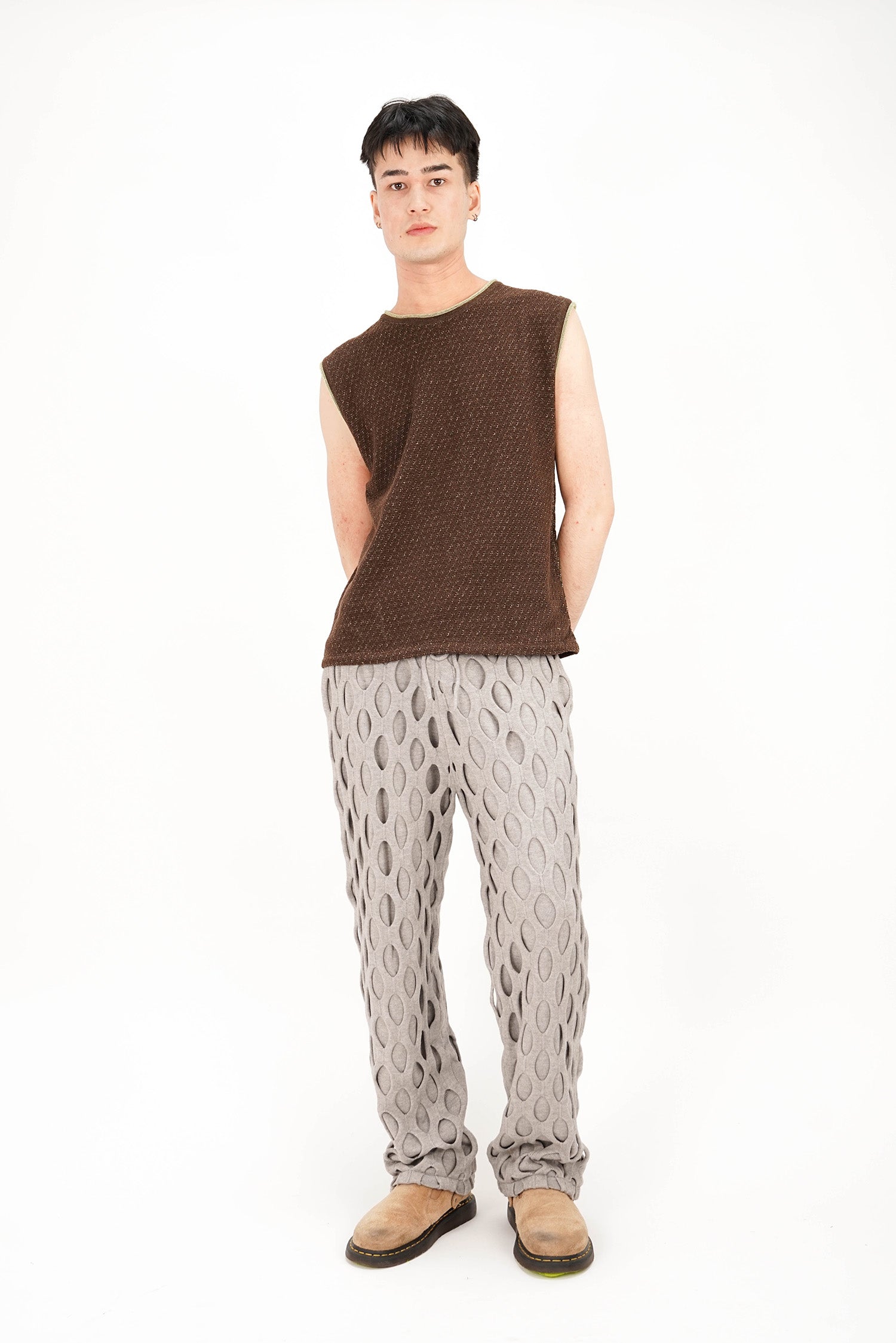 Isa Boulder - Mesh Pants - Light Grey