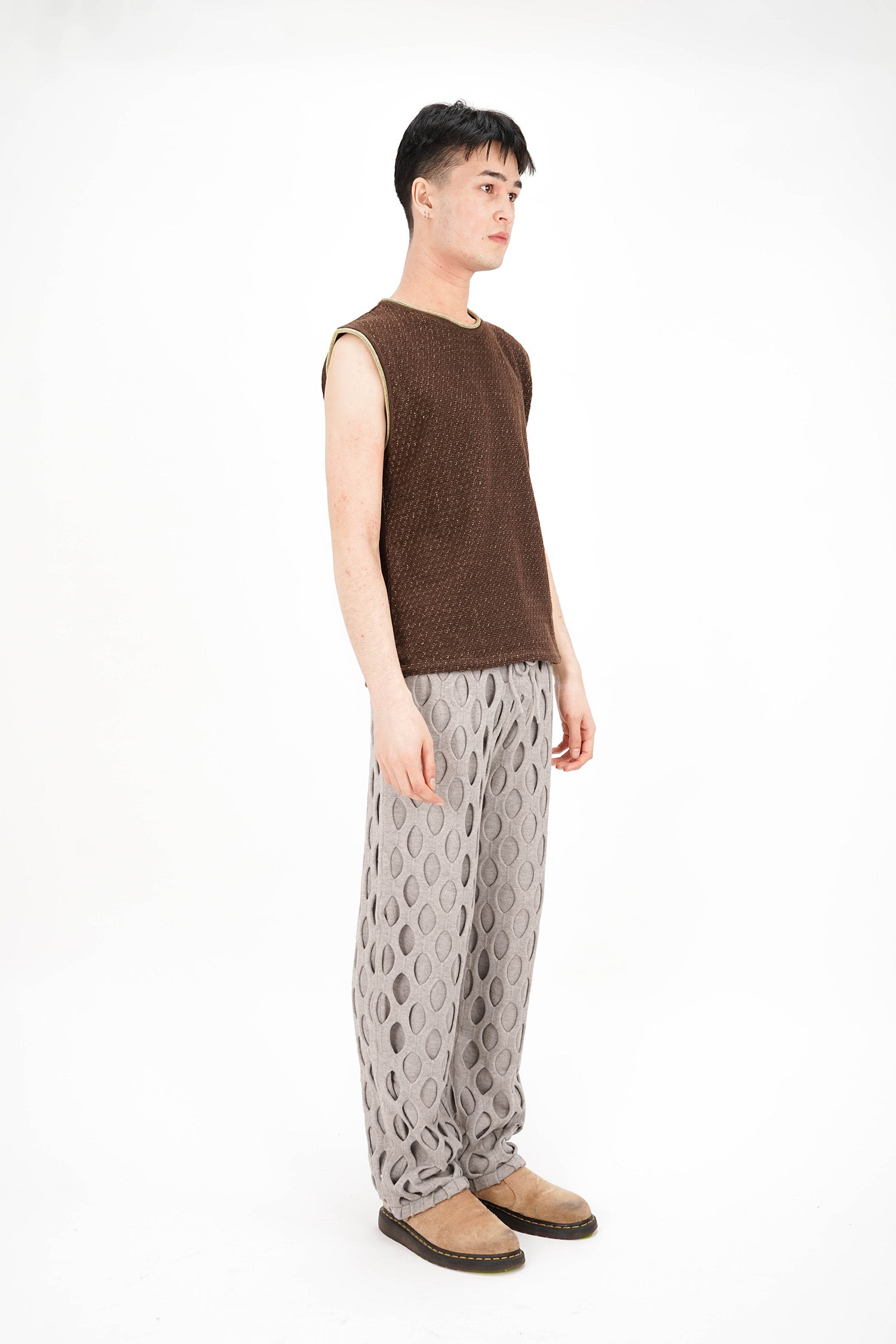 Isa Boulder - Mesh Pants - Light Grey