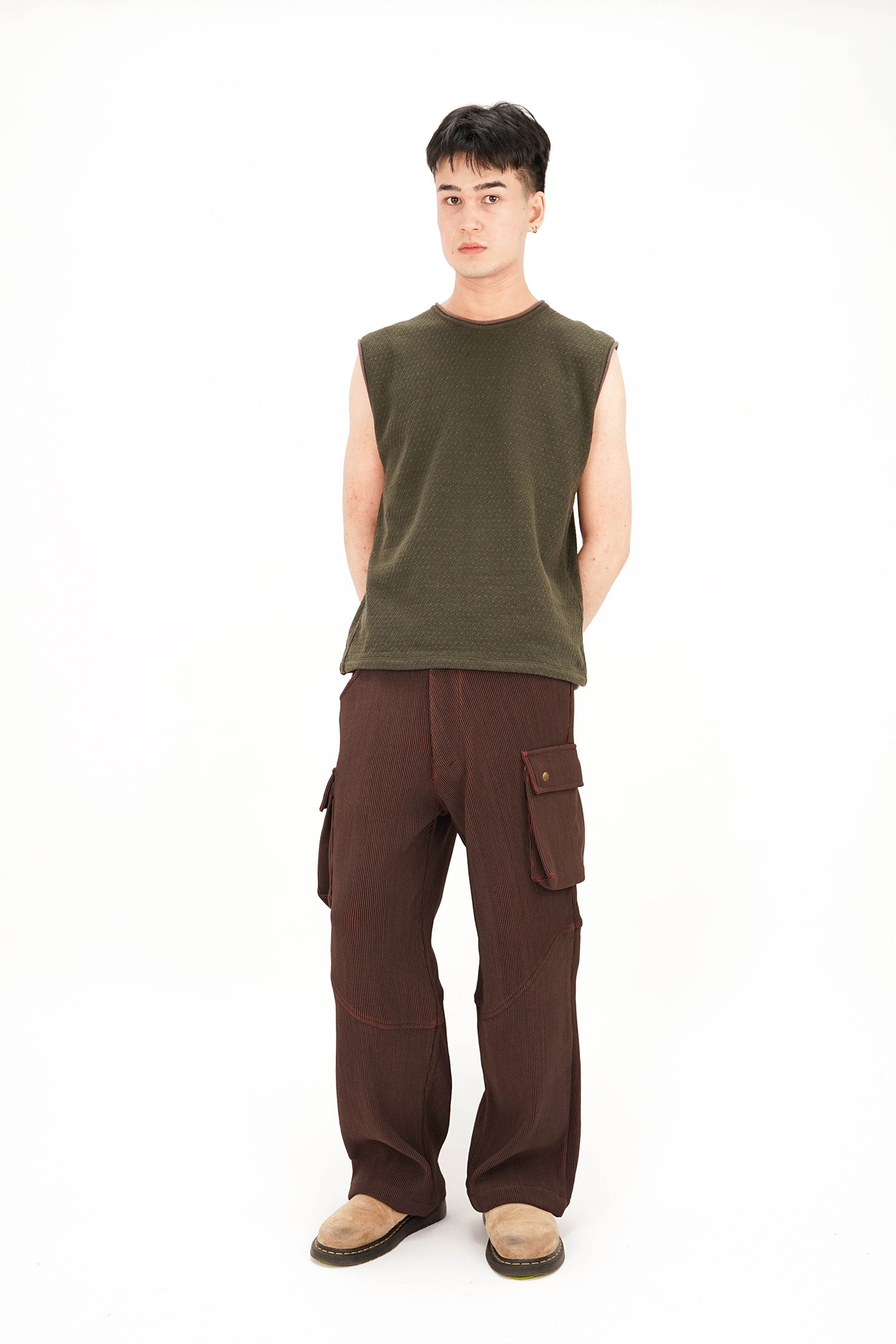 Isa Boulder - Blaze Cargo Pants - Dark Scarlet