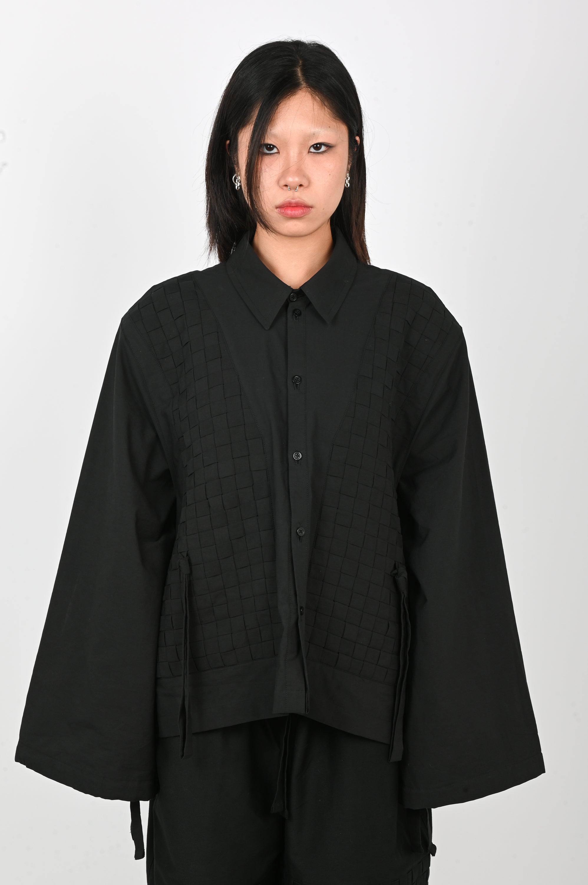 Iti Clothes - Lattice Shirt - Black