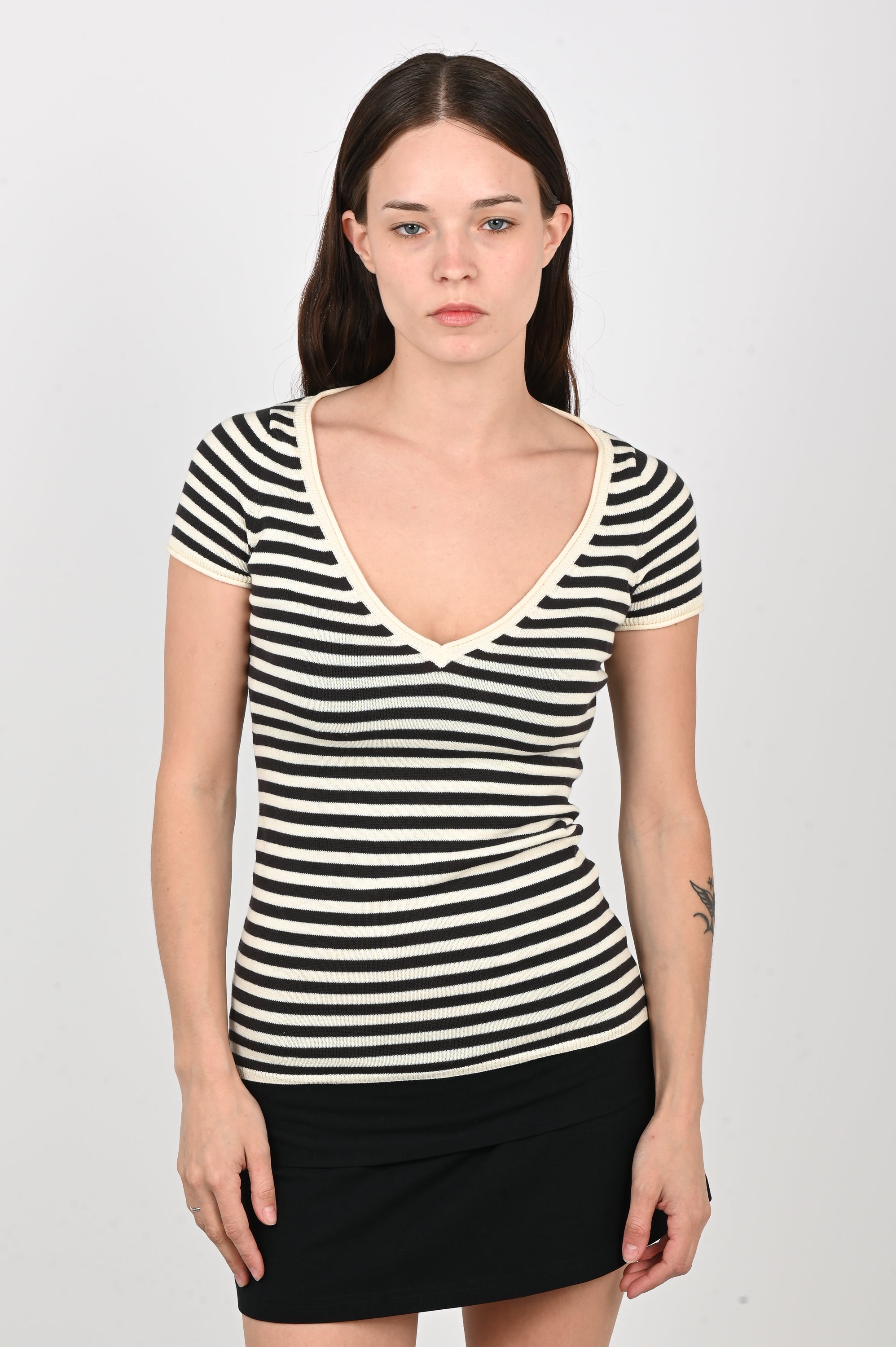 Be Right Back - Off The Hook Top - Cream/Charcoal