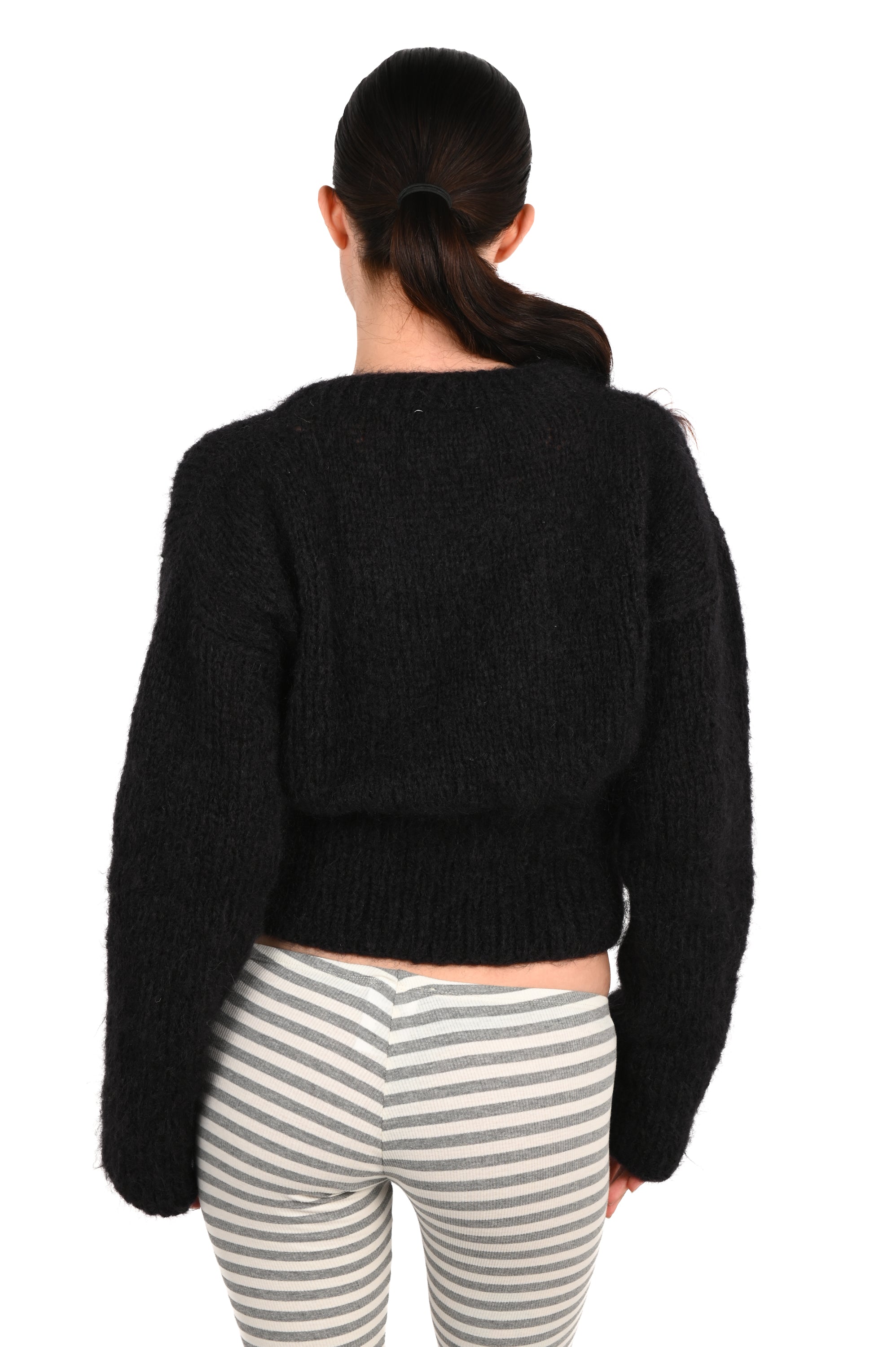 Frisson Knits - Daphne Sweater - Black