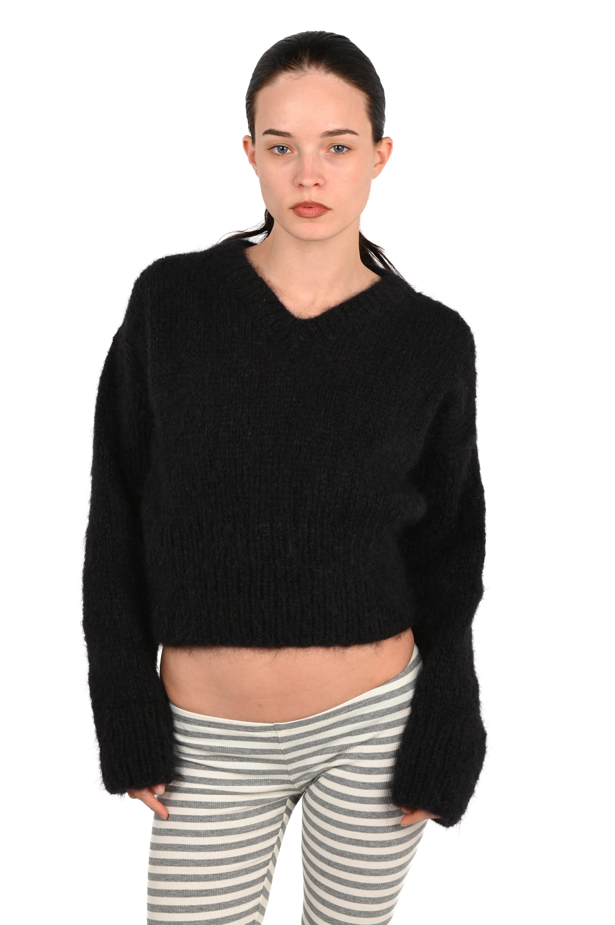 Frisson Knits - Daphne Sweater - Black