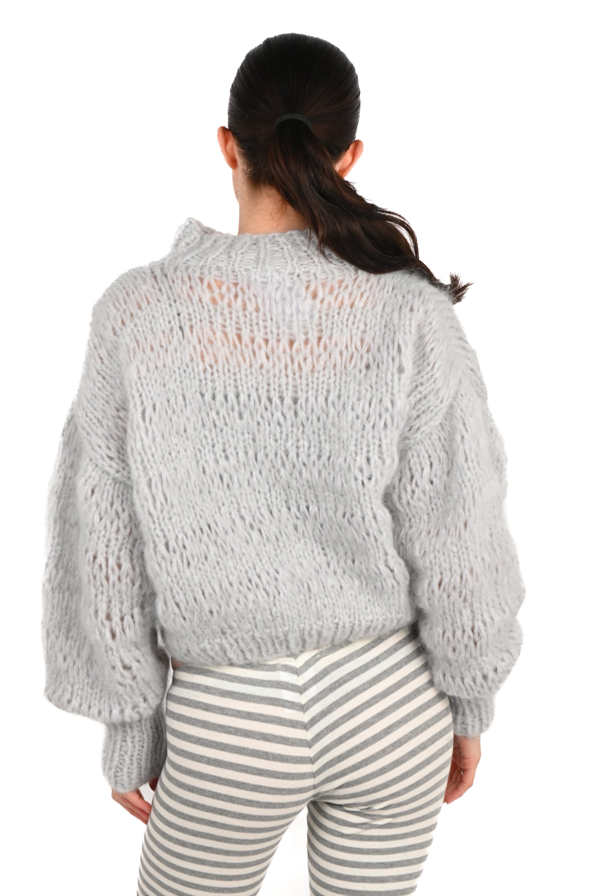 Frisson Knits - Isabella Sweater - Silver