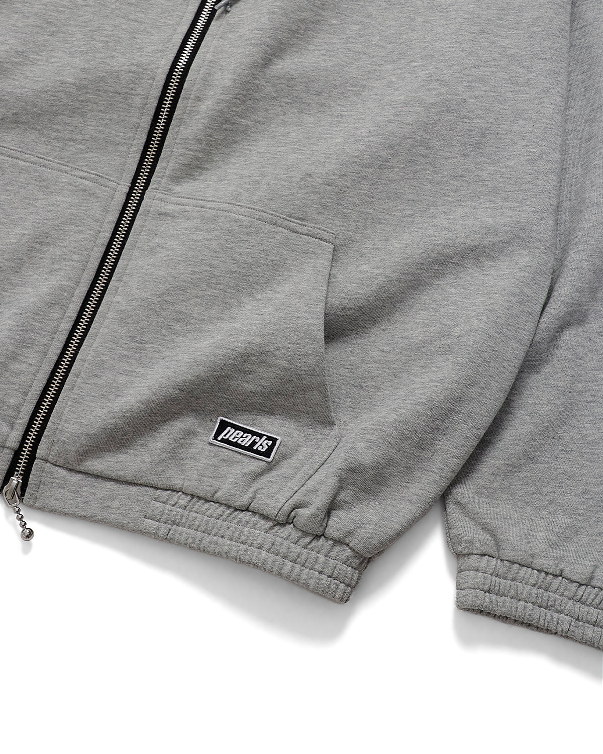 Pearls - Fur Zip Hood - Grey