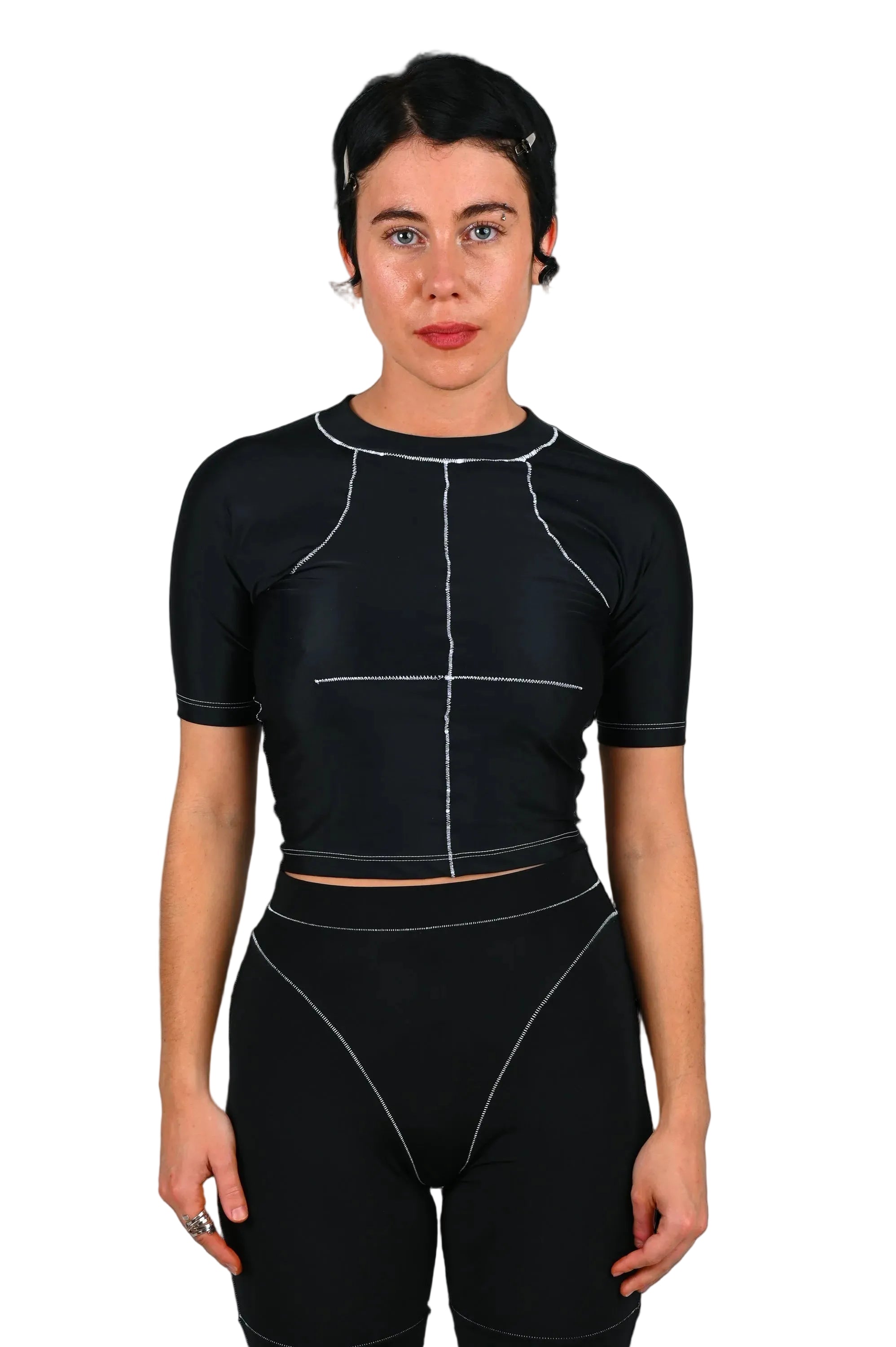 Be Right Back - Fitness Top - Black