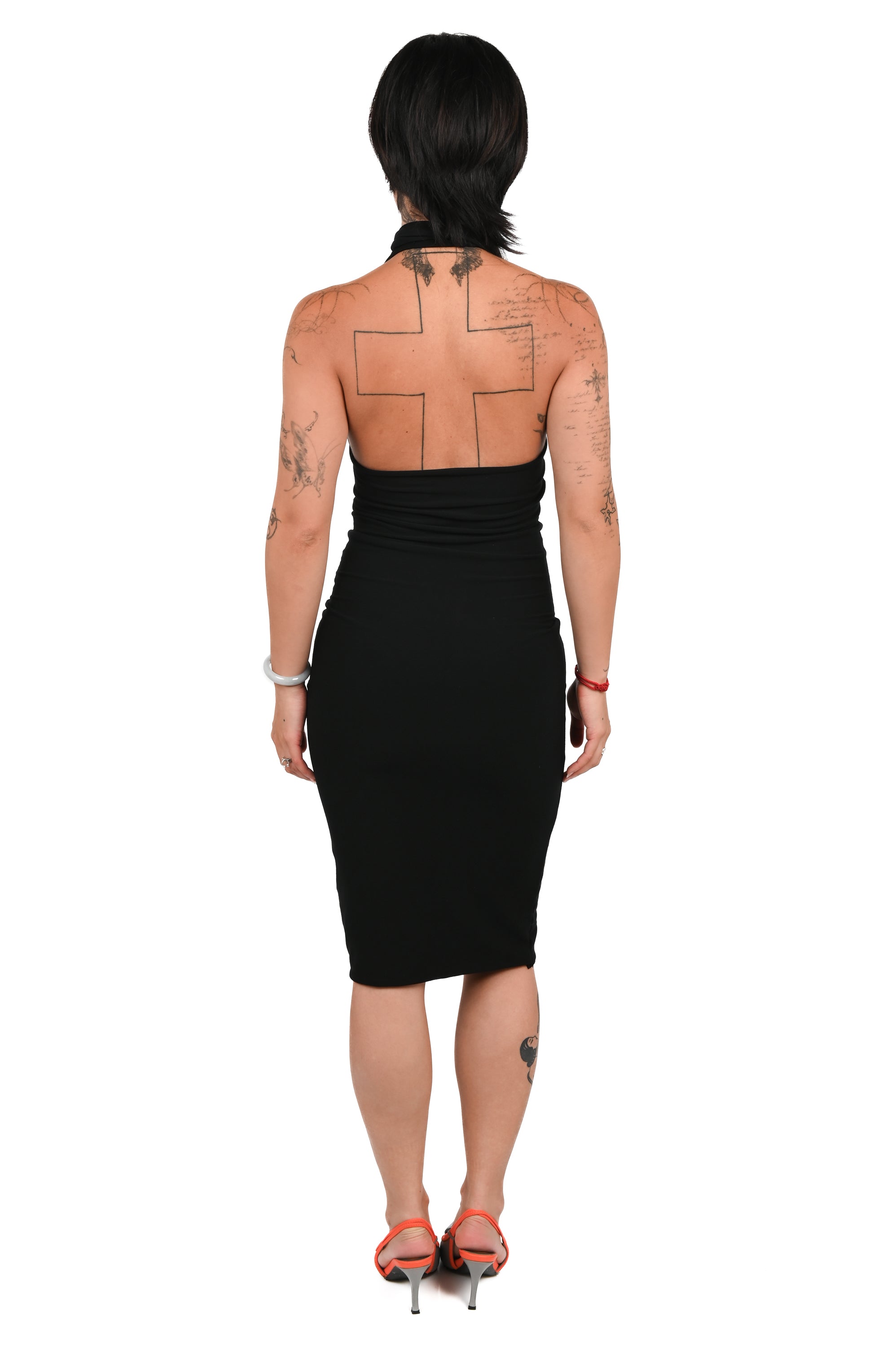 It's My Roommates - Weighted Asymmectric Dress - Black