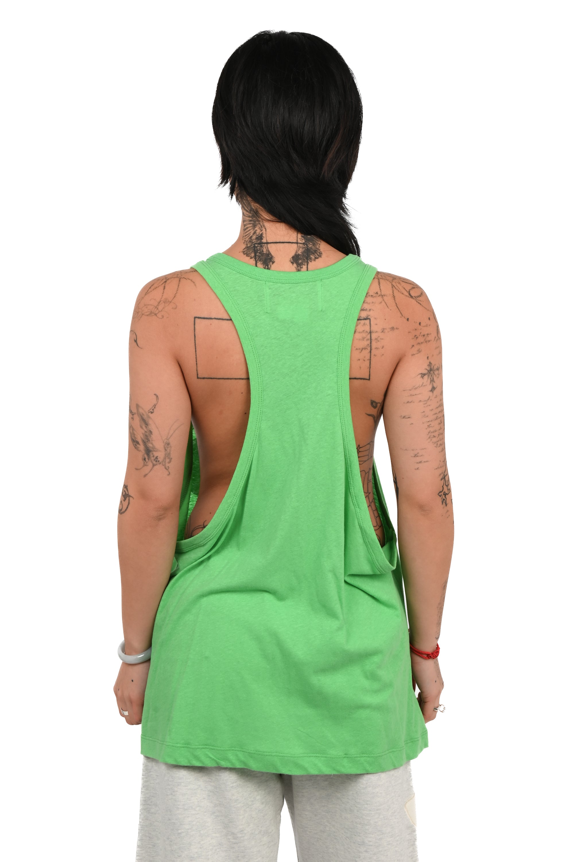 IWANNABANGKOK - GYM Bro Muscle Tank - Green