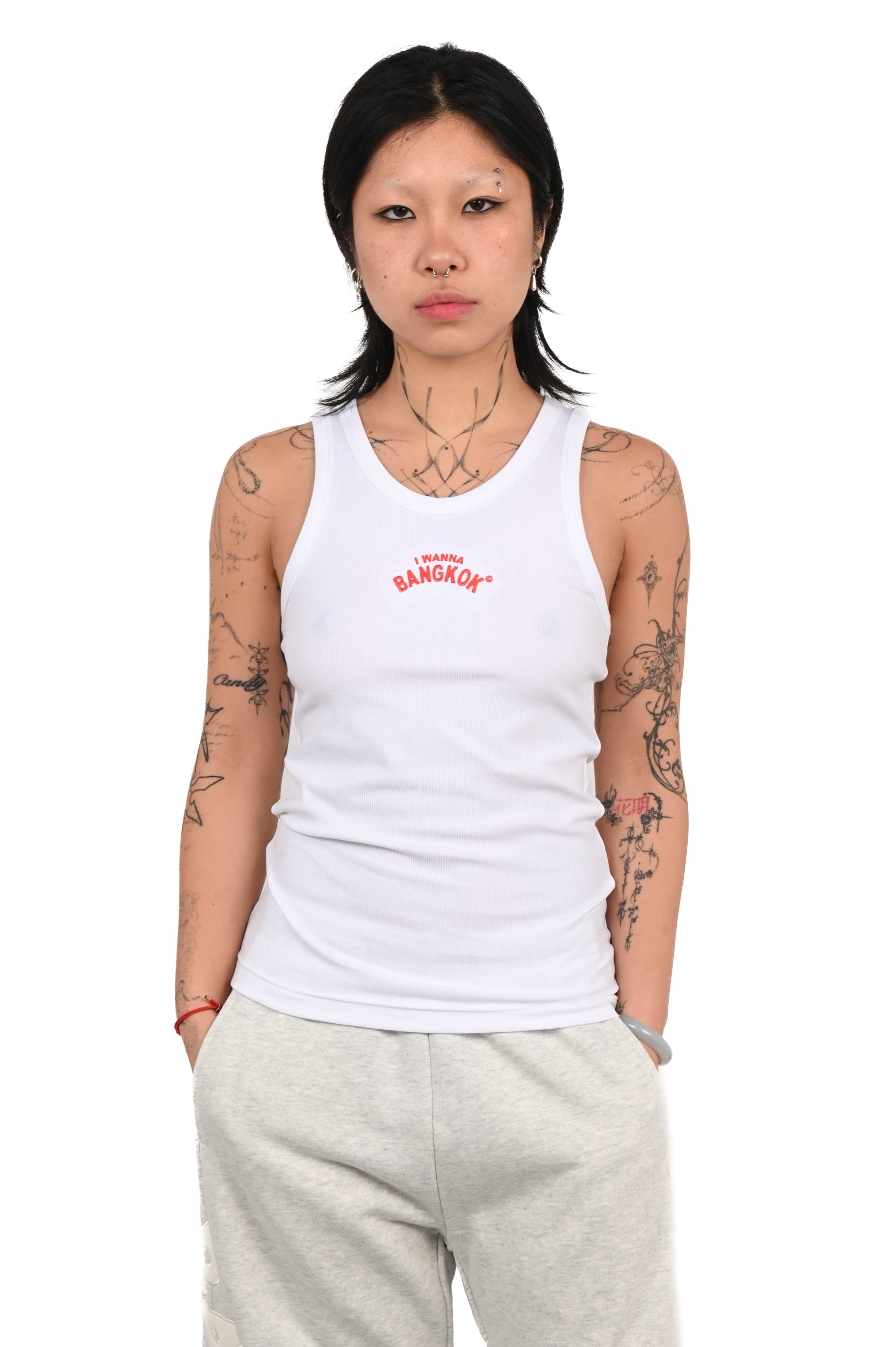 IWANNABANGKOK - Original Tank Top - White