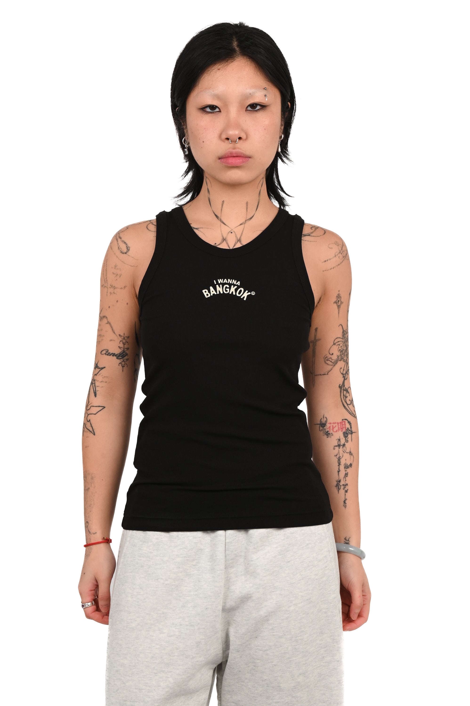IWANNABANGKOK - Original Tank Top - Black