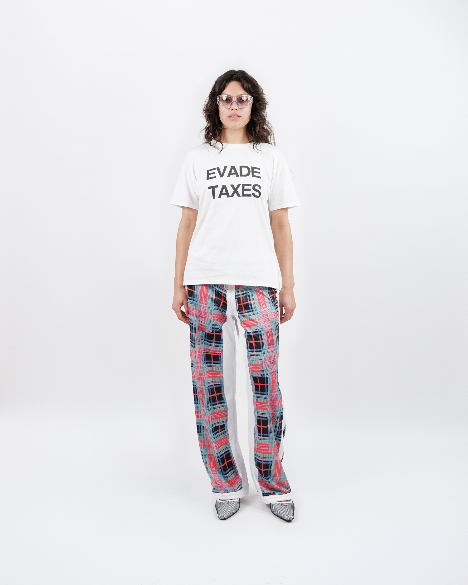 EVADE HOUSE - Evade Taxes T-Shirt - White