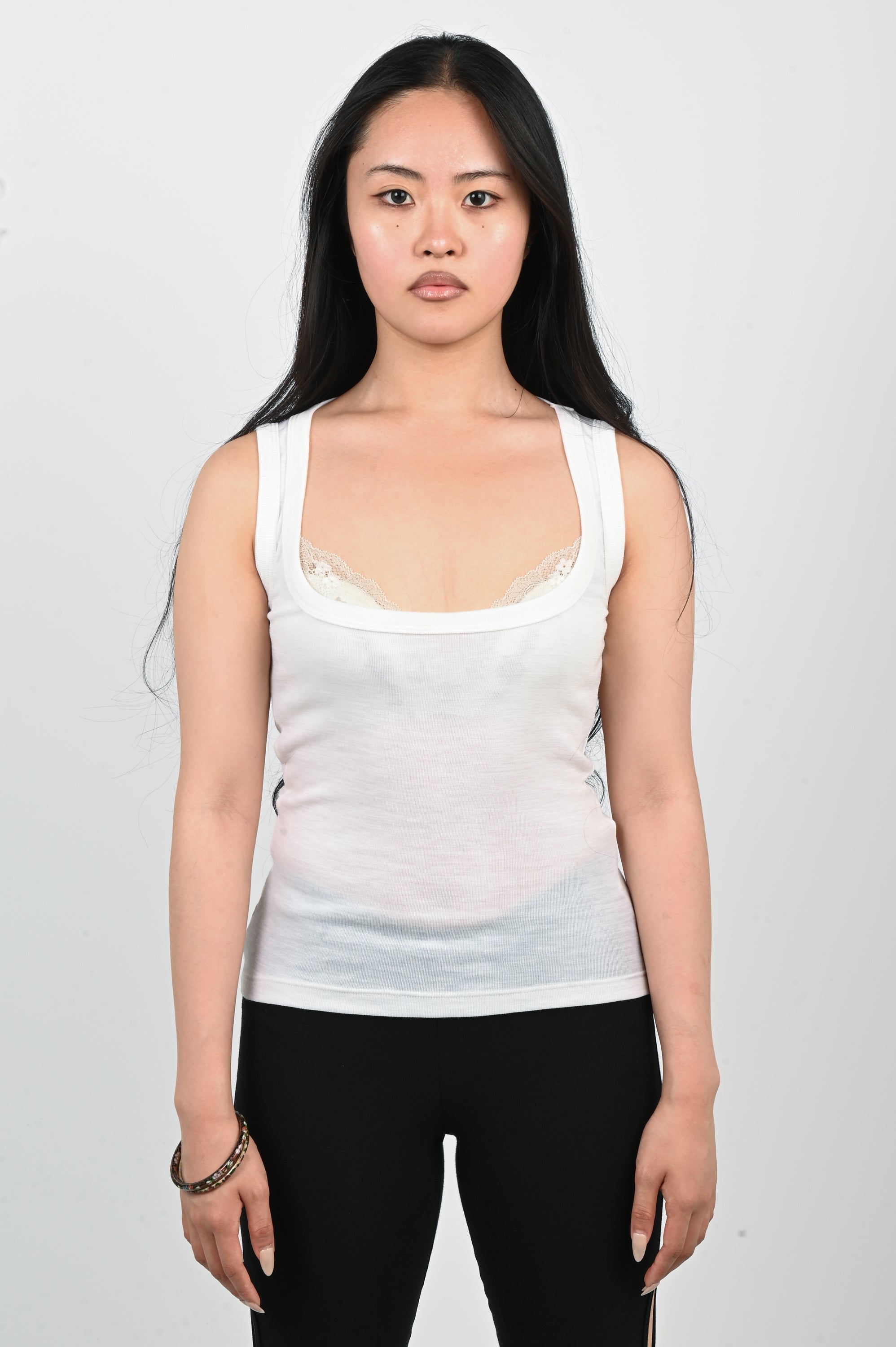 KAHE - Fatale Tank - White