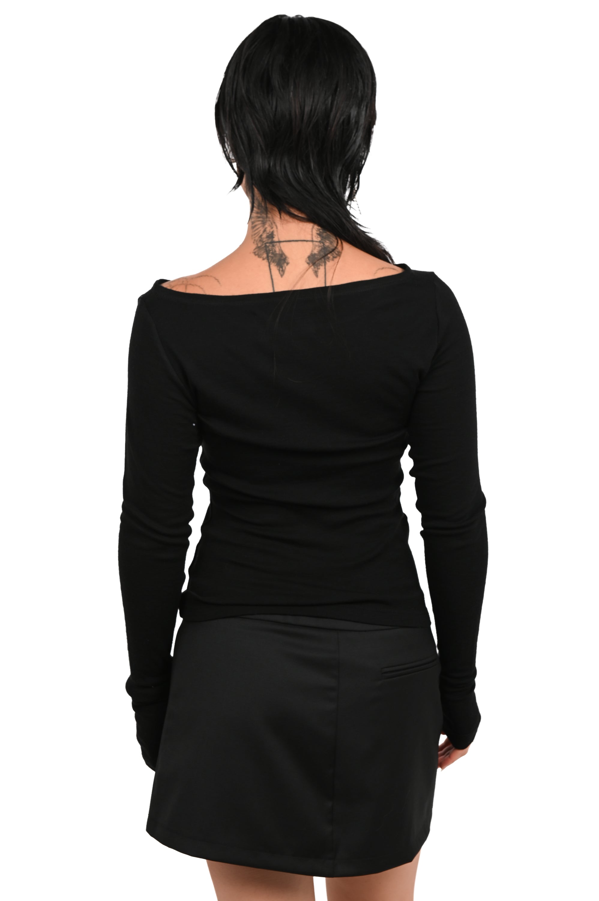 KAHE - Fatale Long Sleeve Top - Black