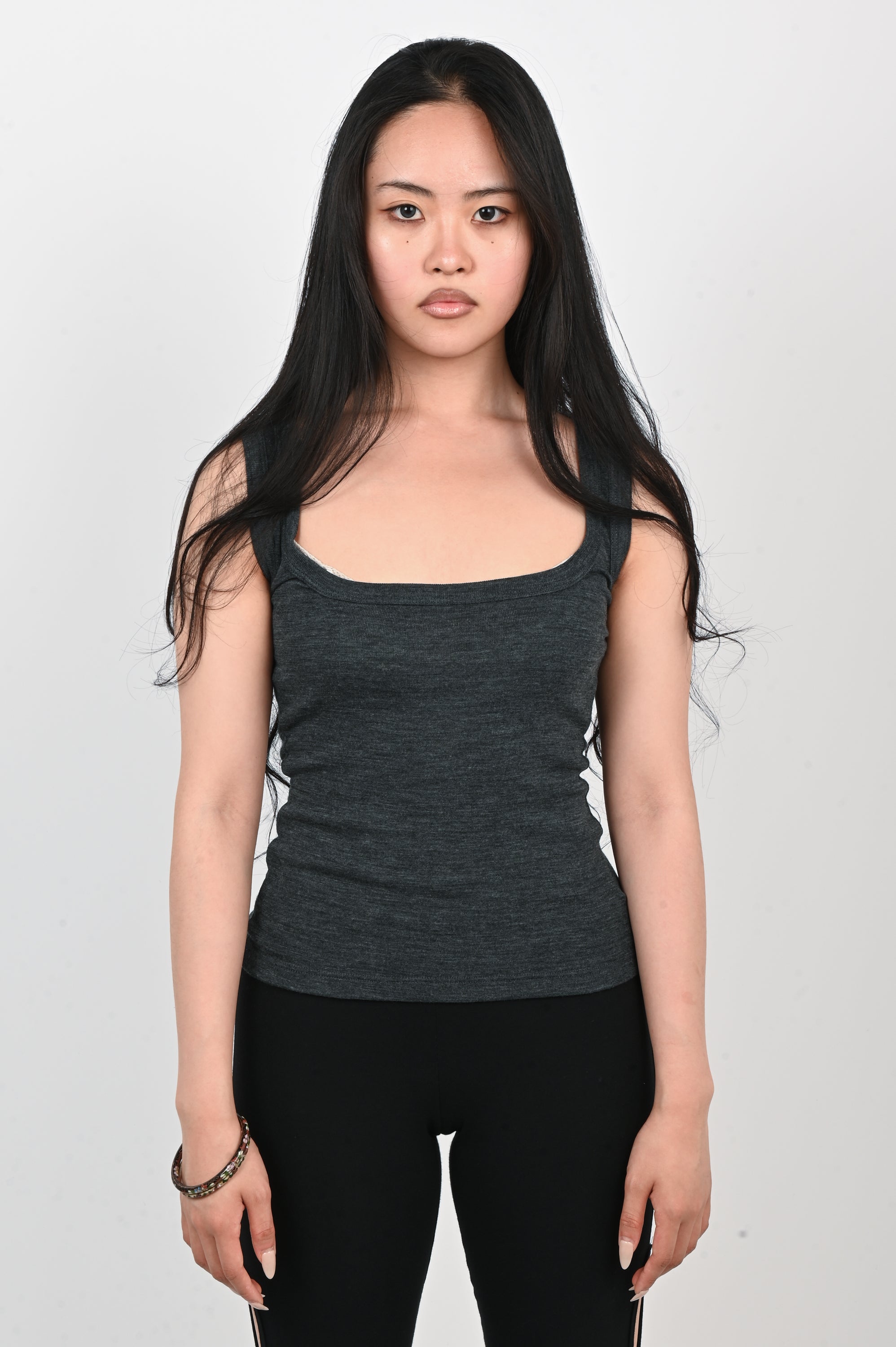 KAHE - Fatale Tank - Charcoal