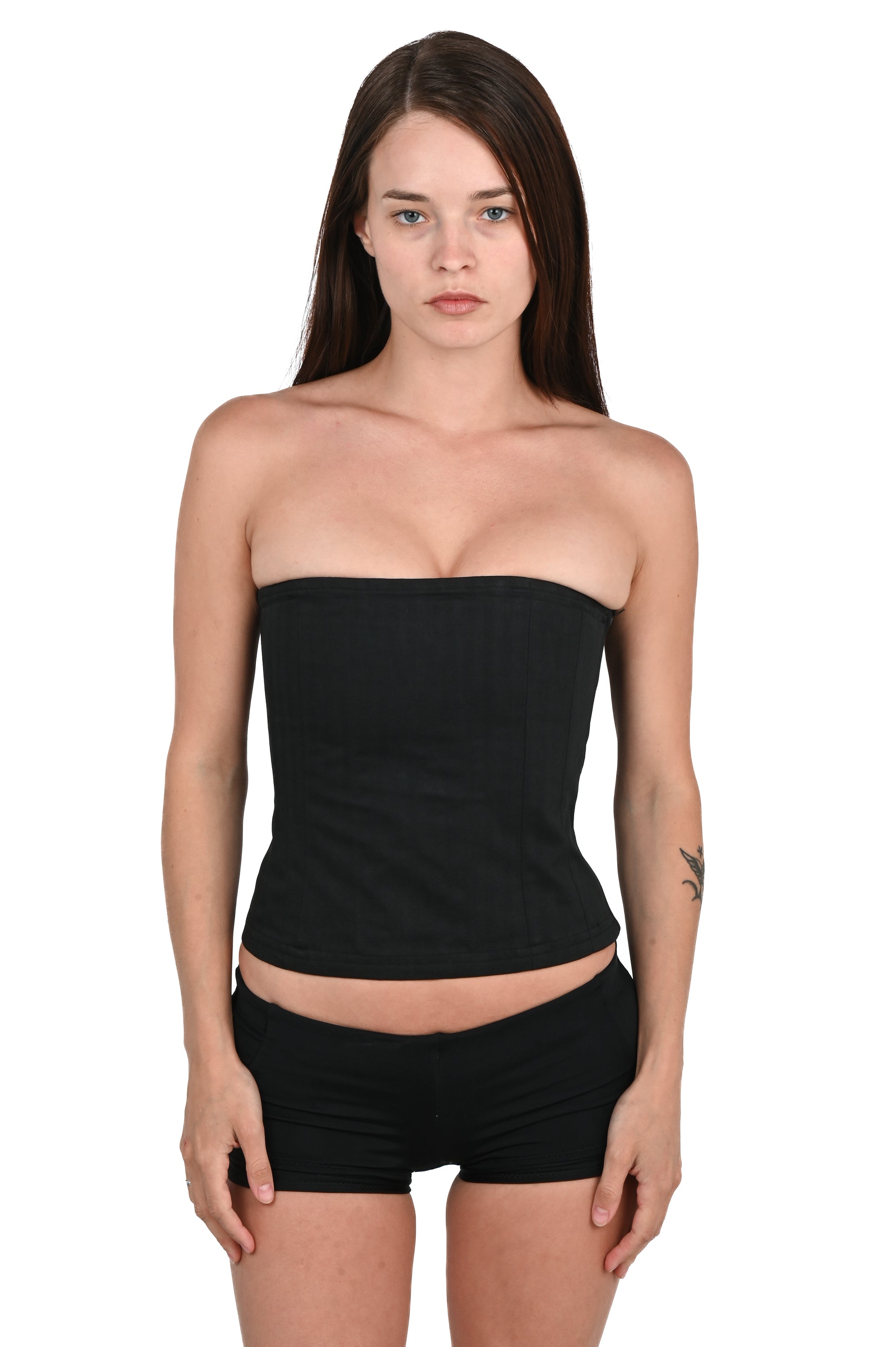 Lova Mohan - Classic Corset - Black Herringbone