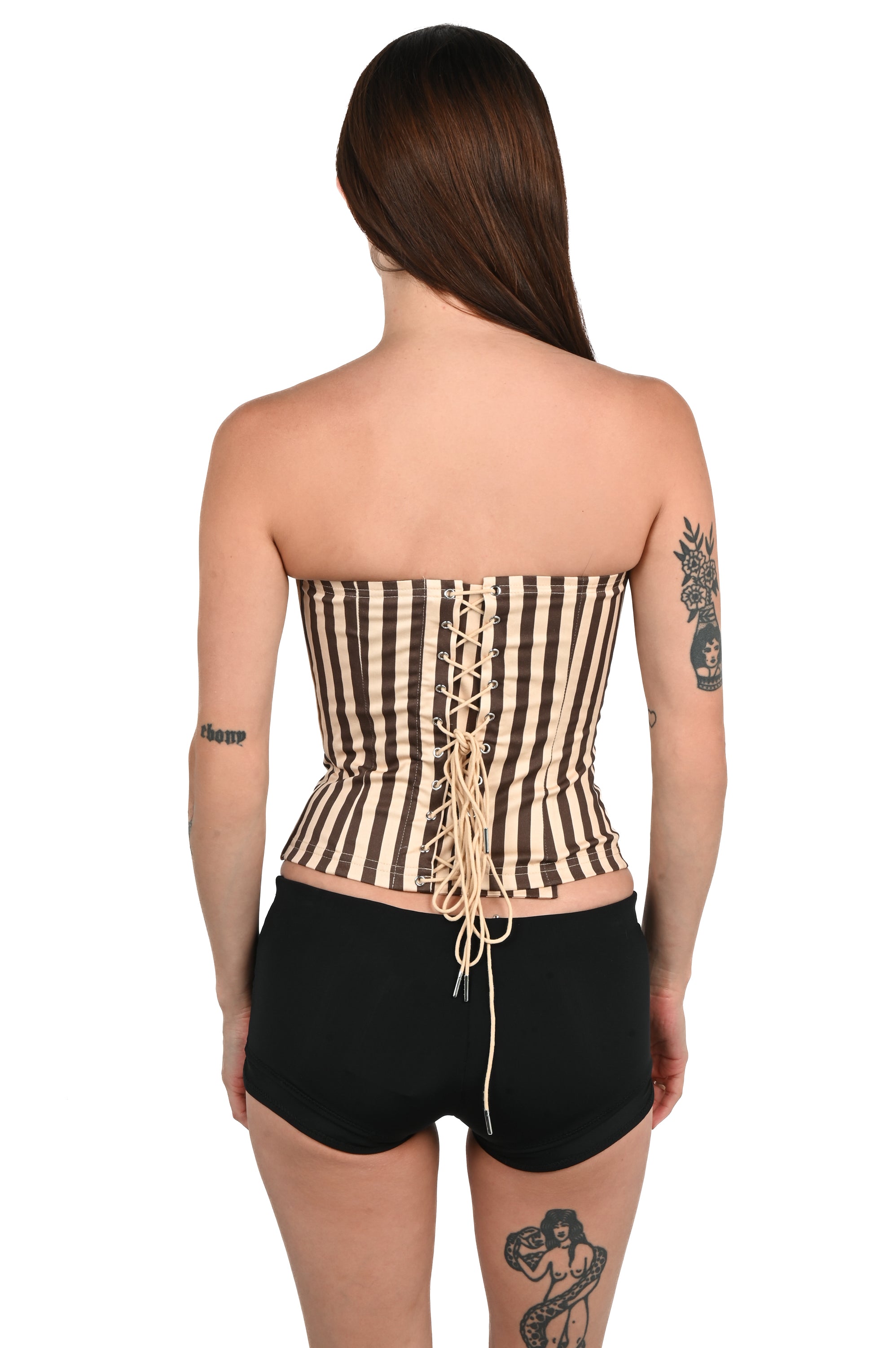 Lova Mohan - Classic Corset - Chocolate Stripe