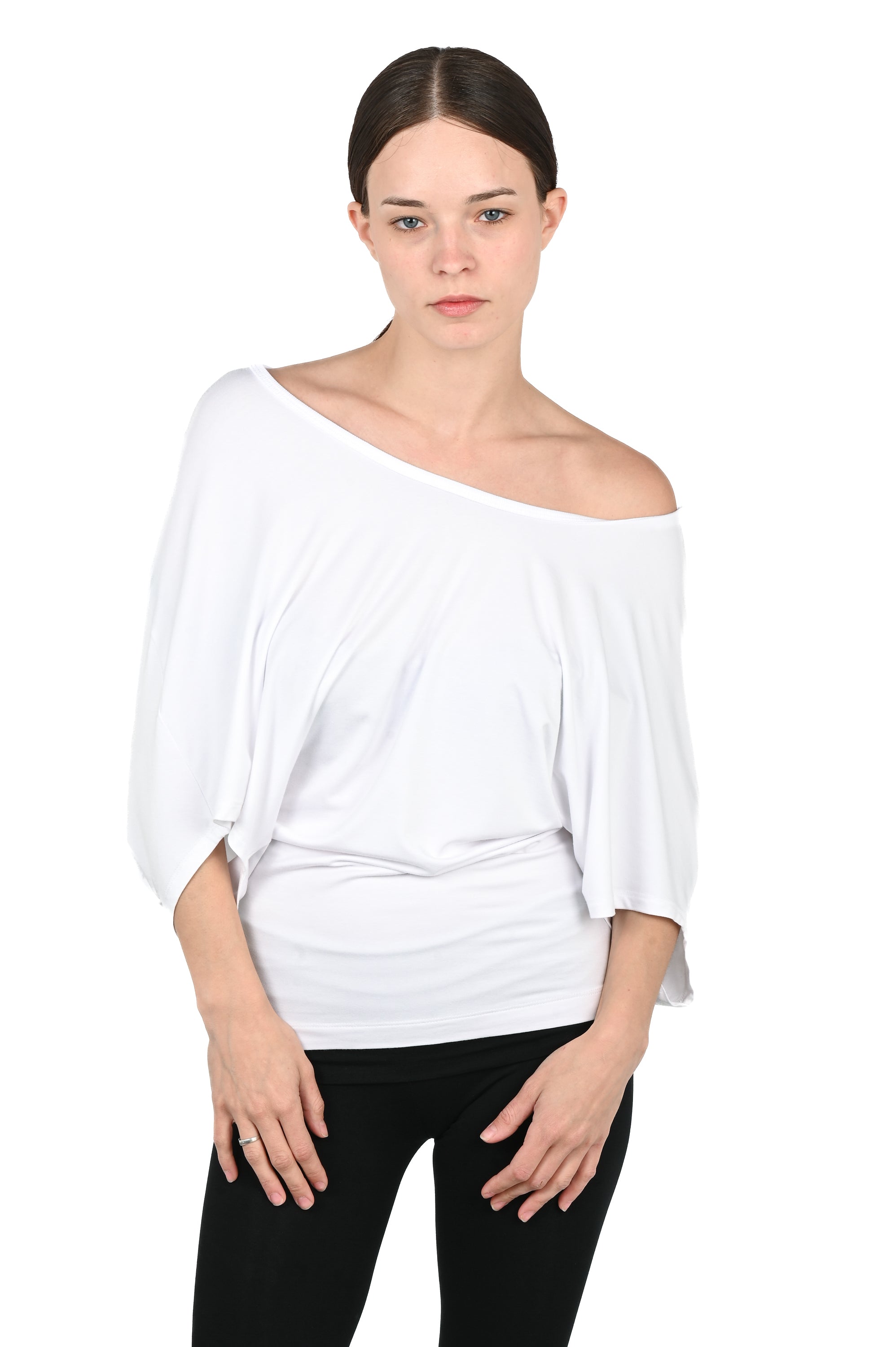 Olivia Rowan - Liquid Tee - White