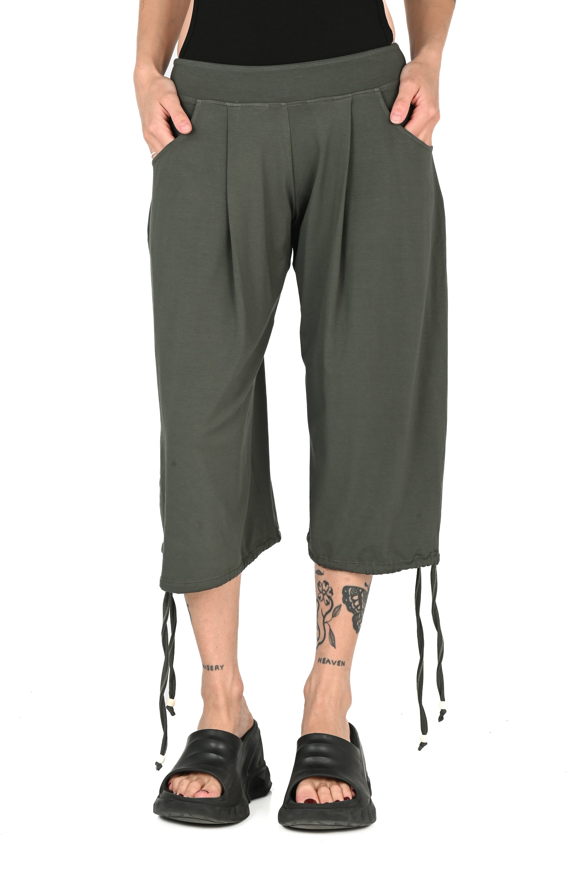 Olivia Rowan - Harem Pants - Khaki