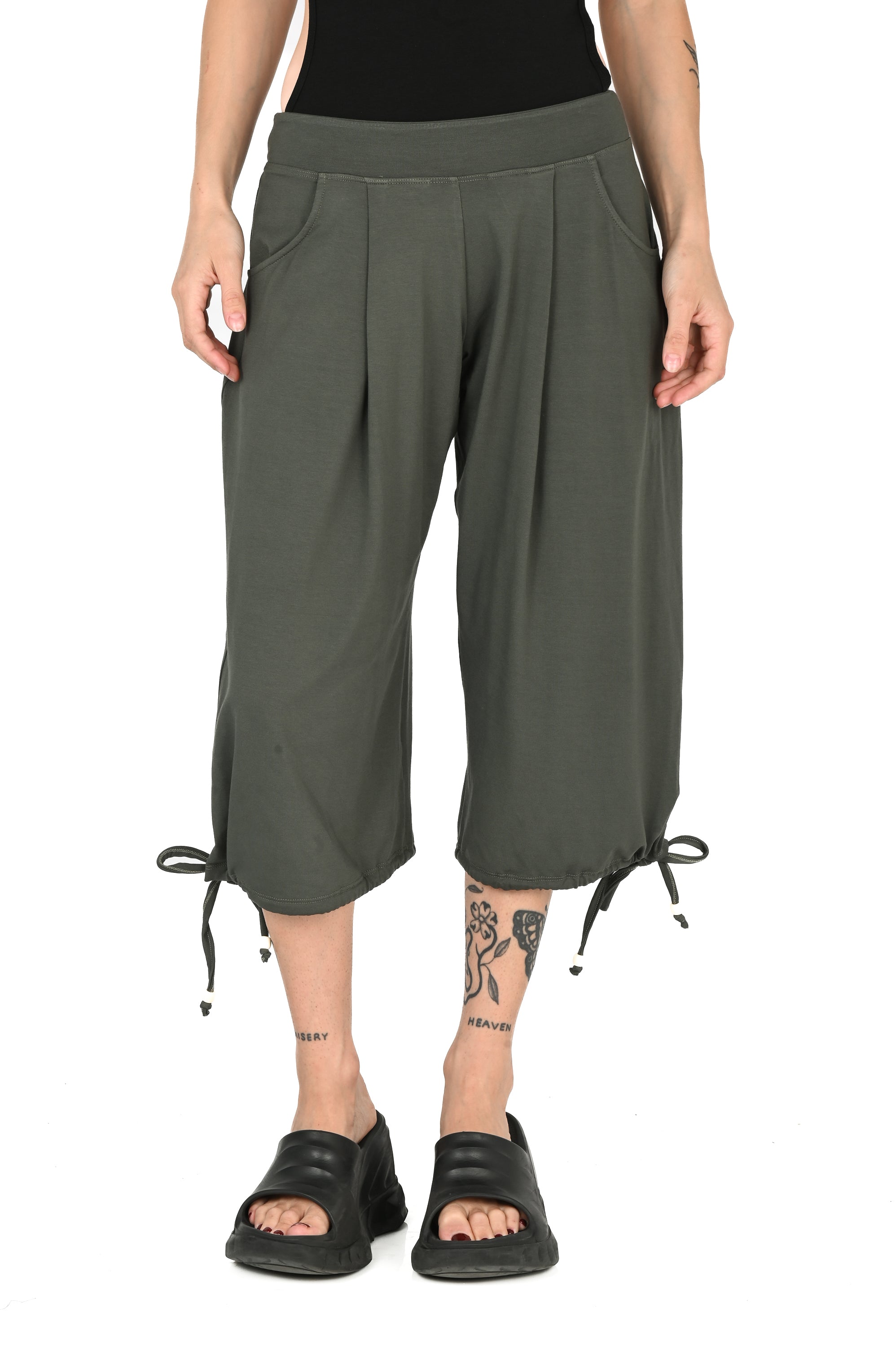 Olivia Rowan - Harem Pants - Khaki