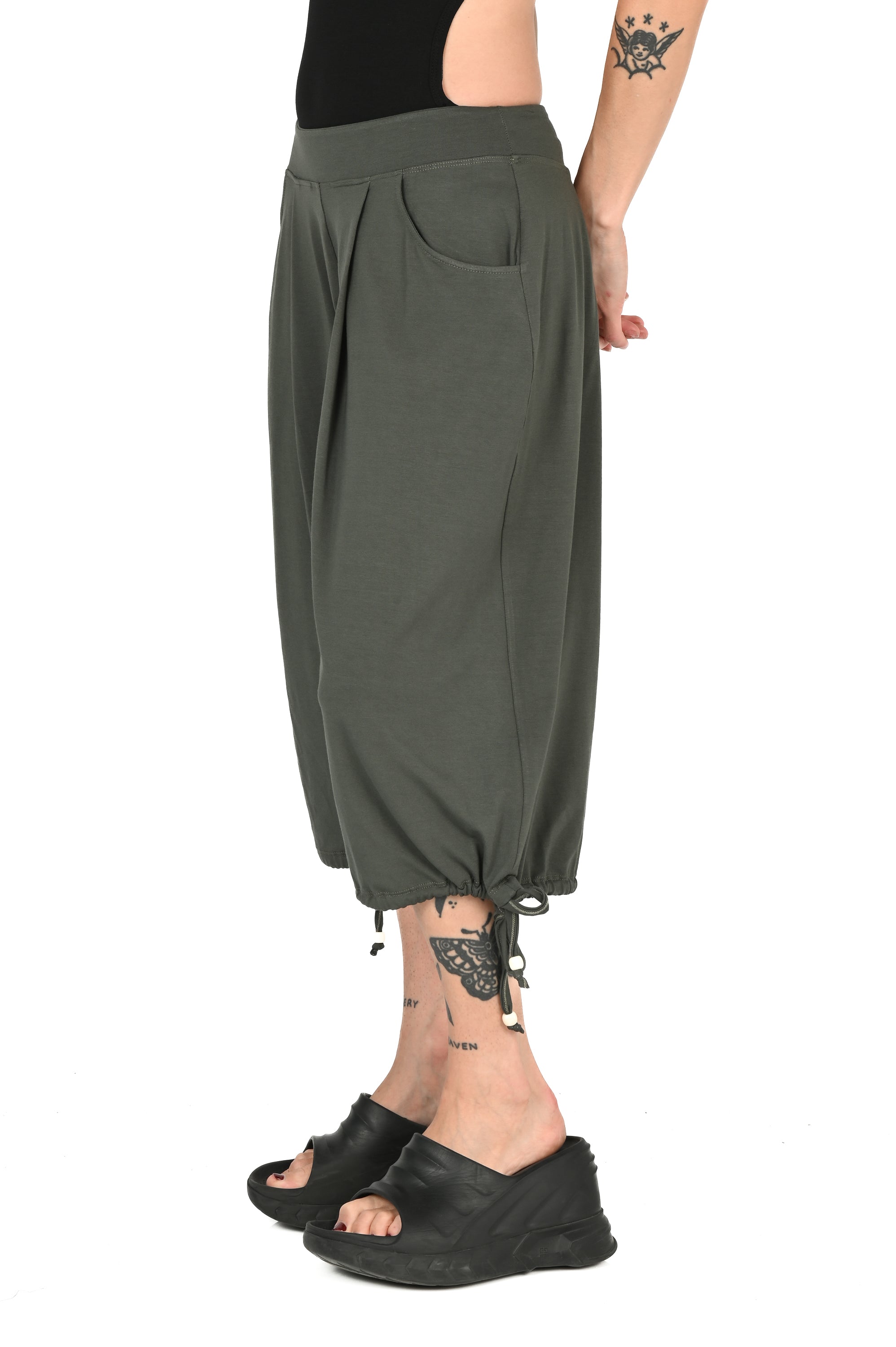 Olivia Rowan - Harem Pants - Khaki
