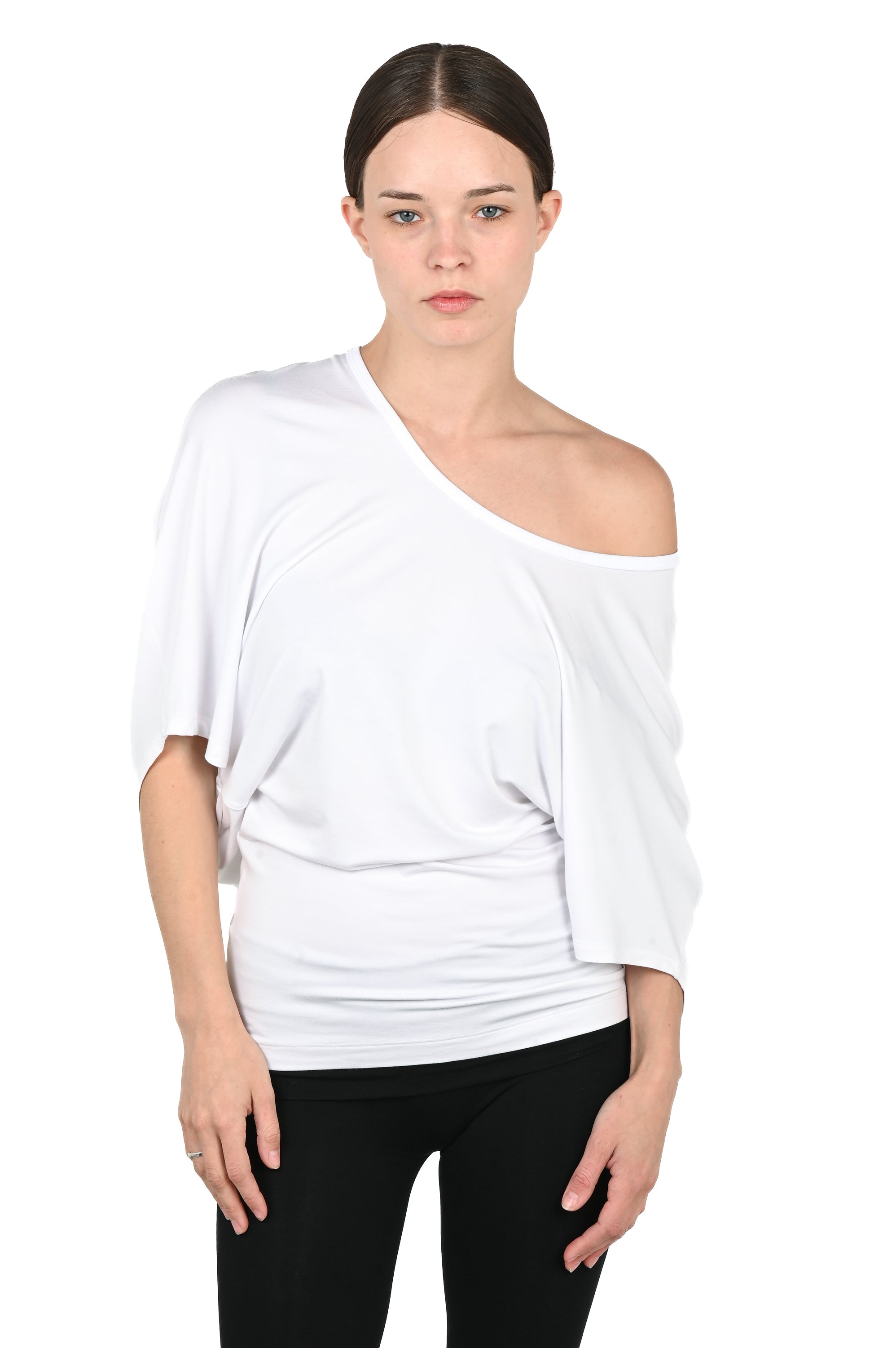 Olivia Rowan - Liquid Tee - White
