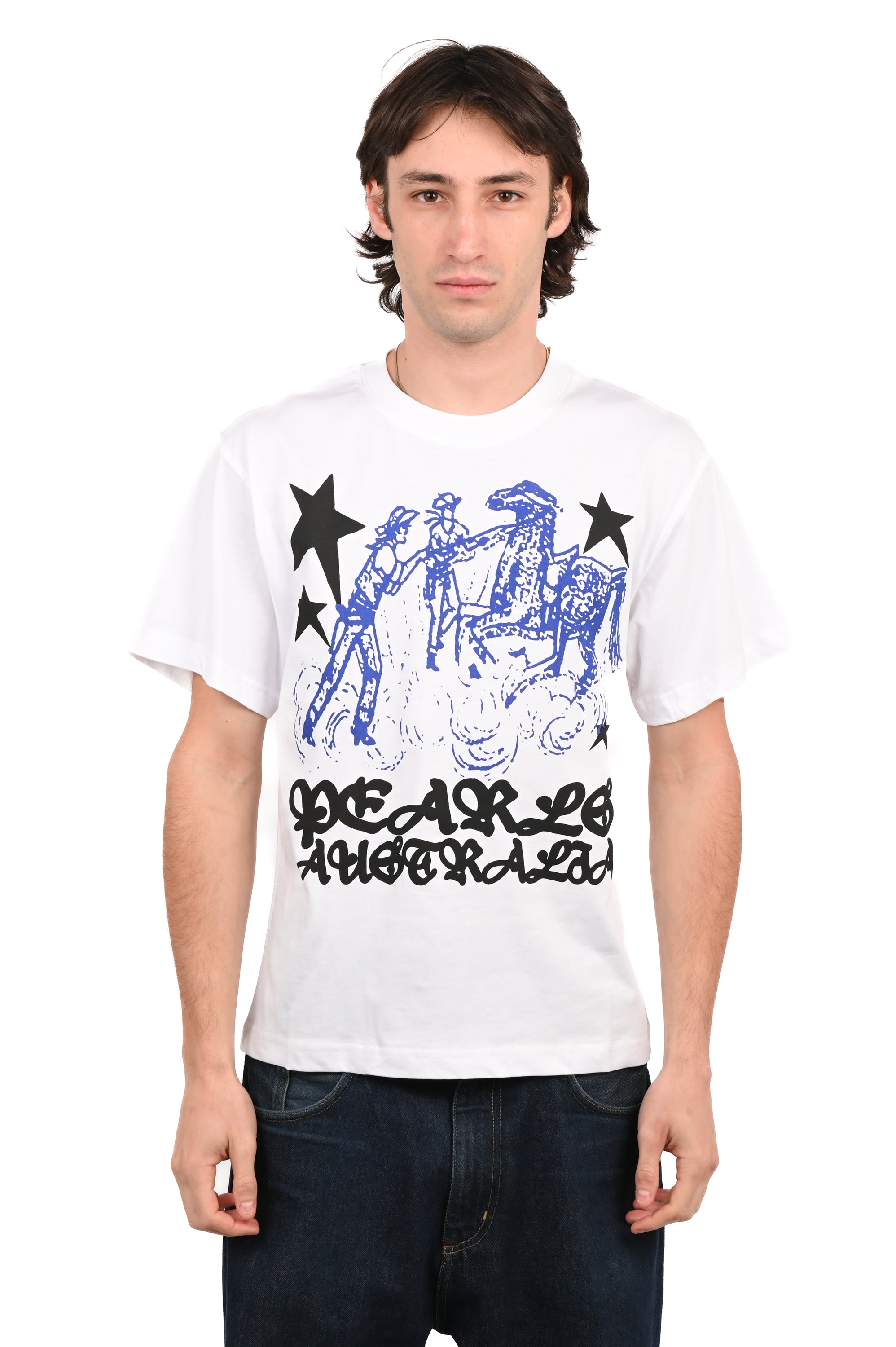 Pearls - Lasso Tee - White