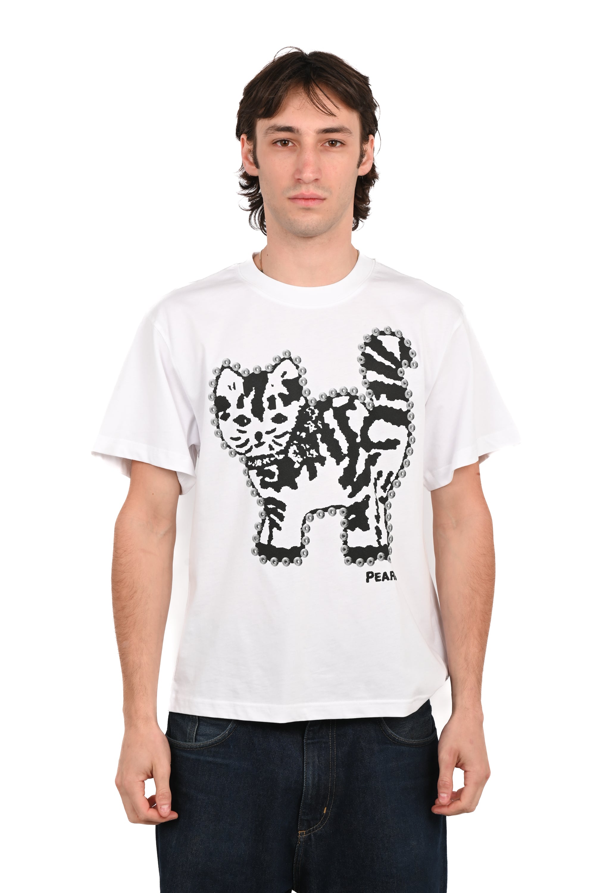 Pearls - Stud Muffin Tee - White