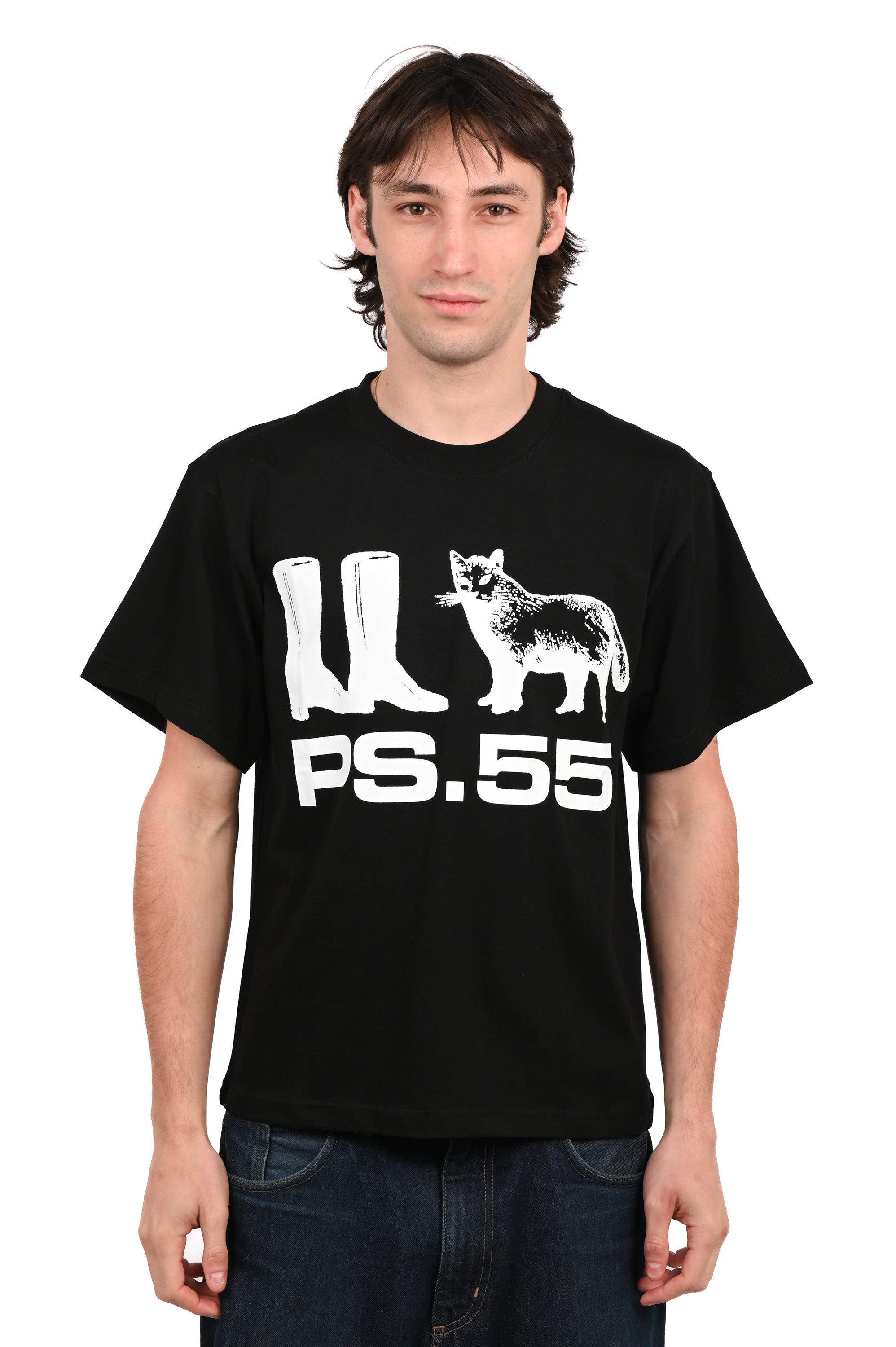 Pearls - Puss In Boots Tee - Black