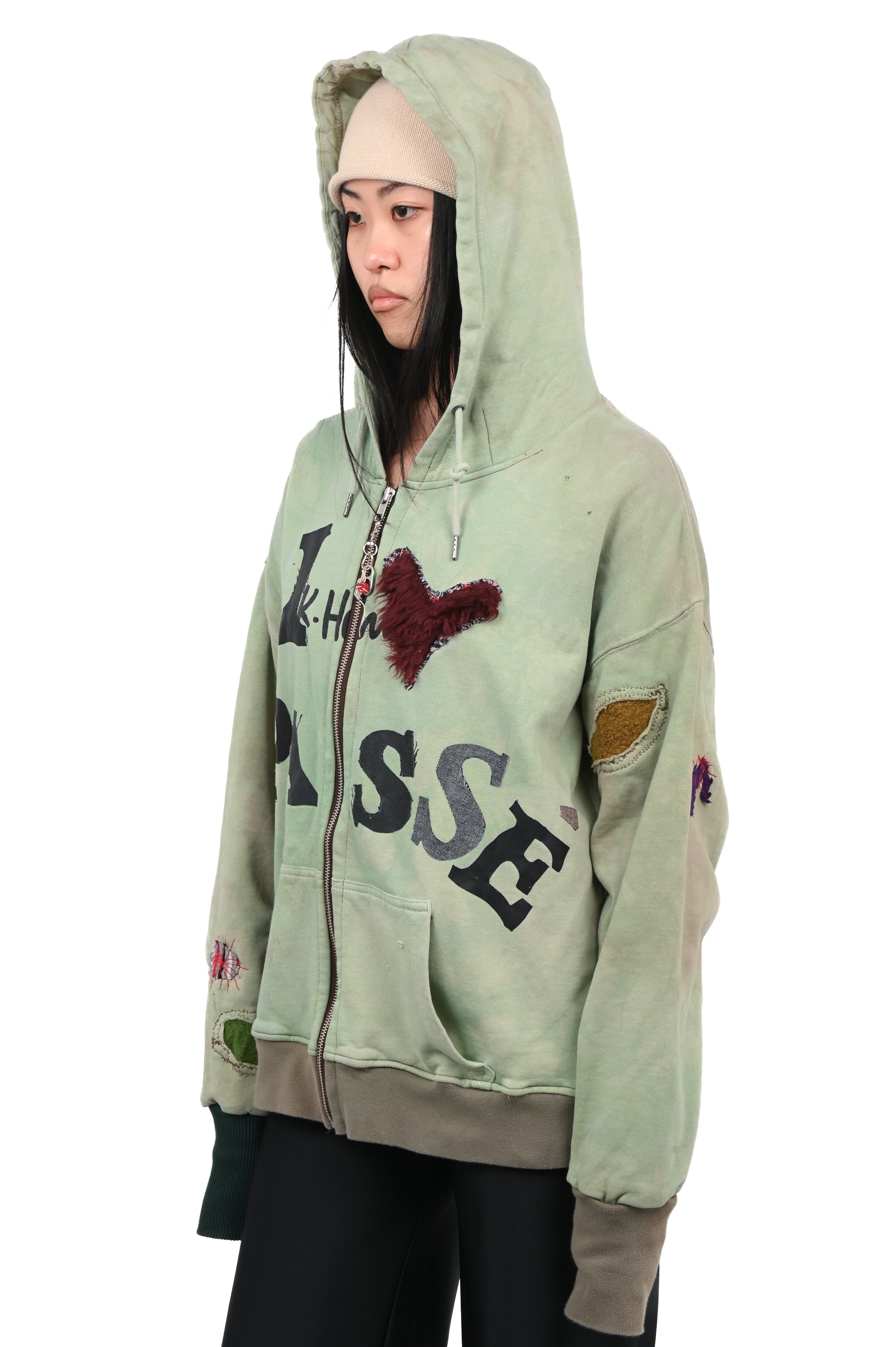 Pocket Money - I <3 Passé Hoodie - Green