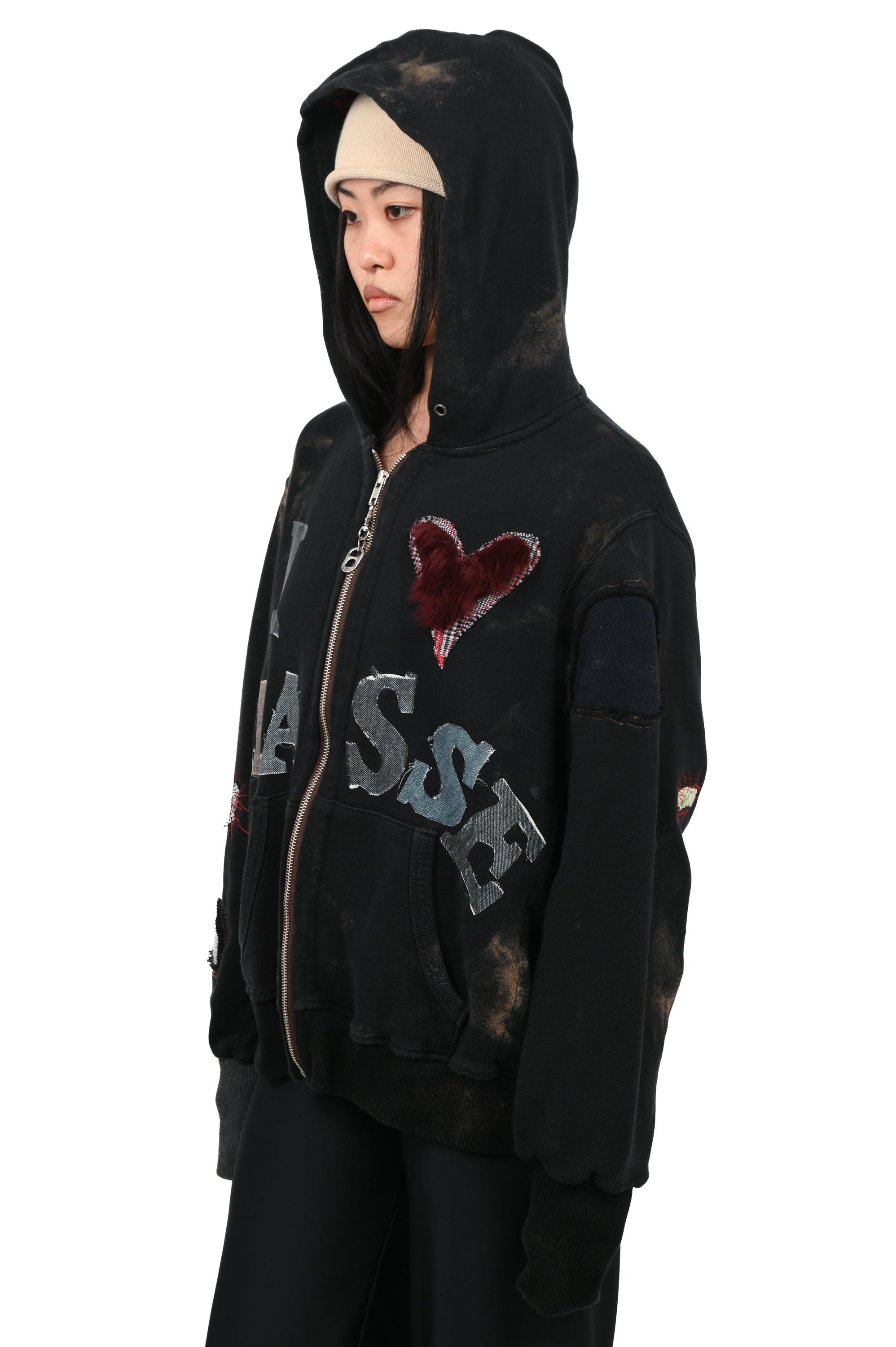 Pocket Money - I <3 Passé Hoodie - Black