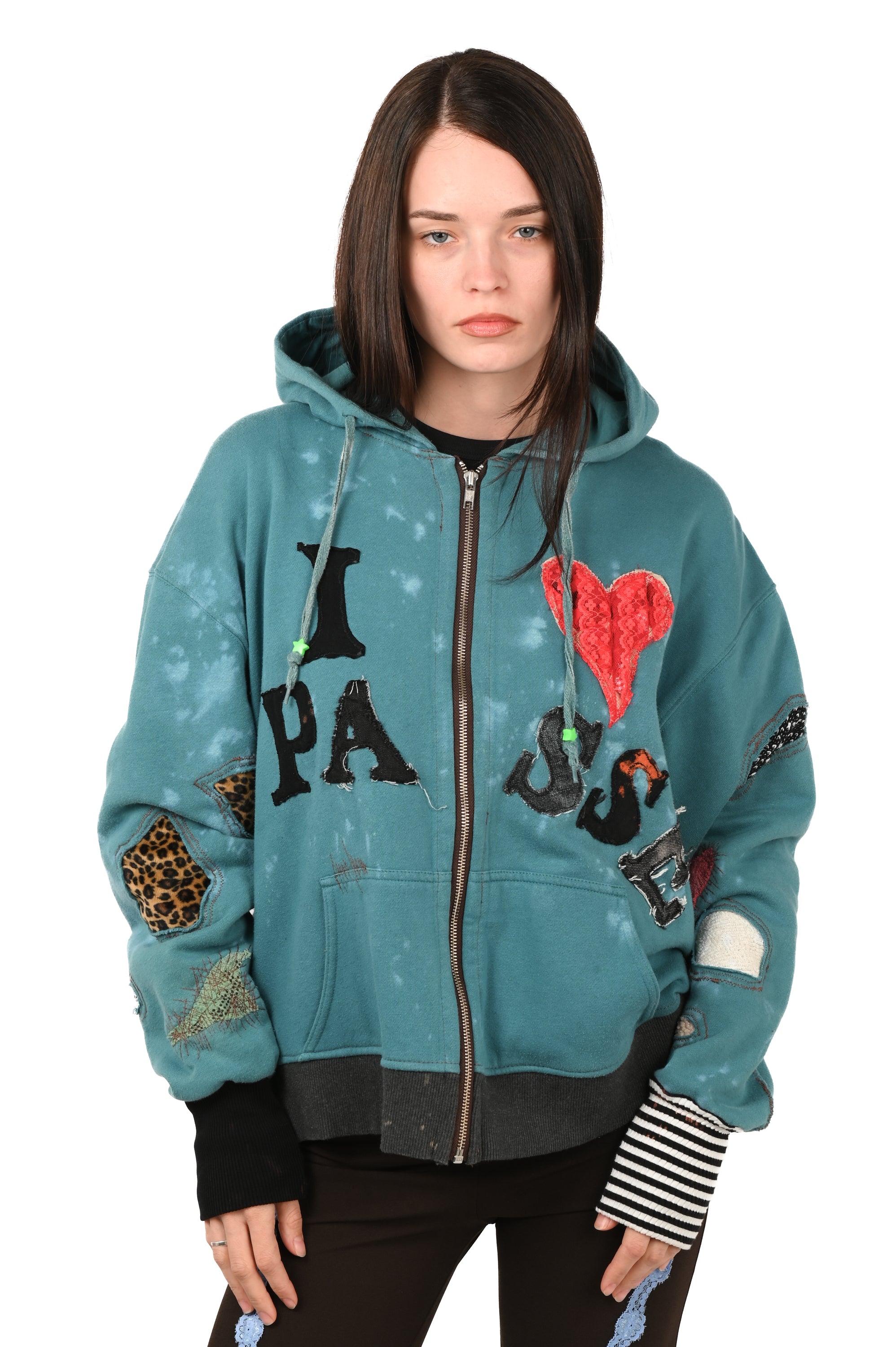 Pocket Money - I <3 Passé Hoodie - Teal