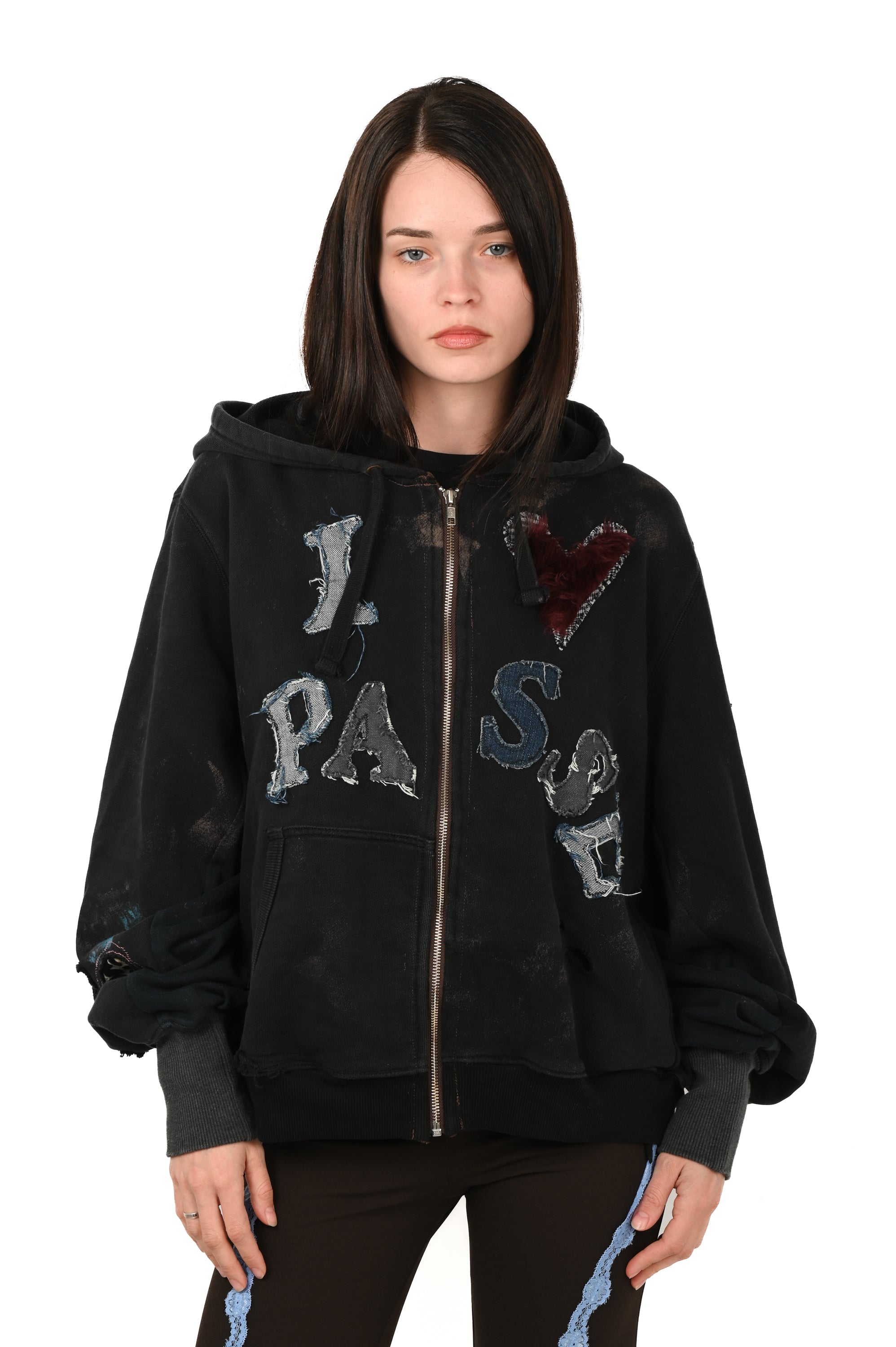 Pocket Money - I <3 Passé Hoodie - Black
