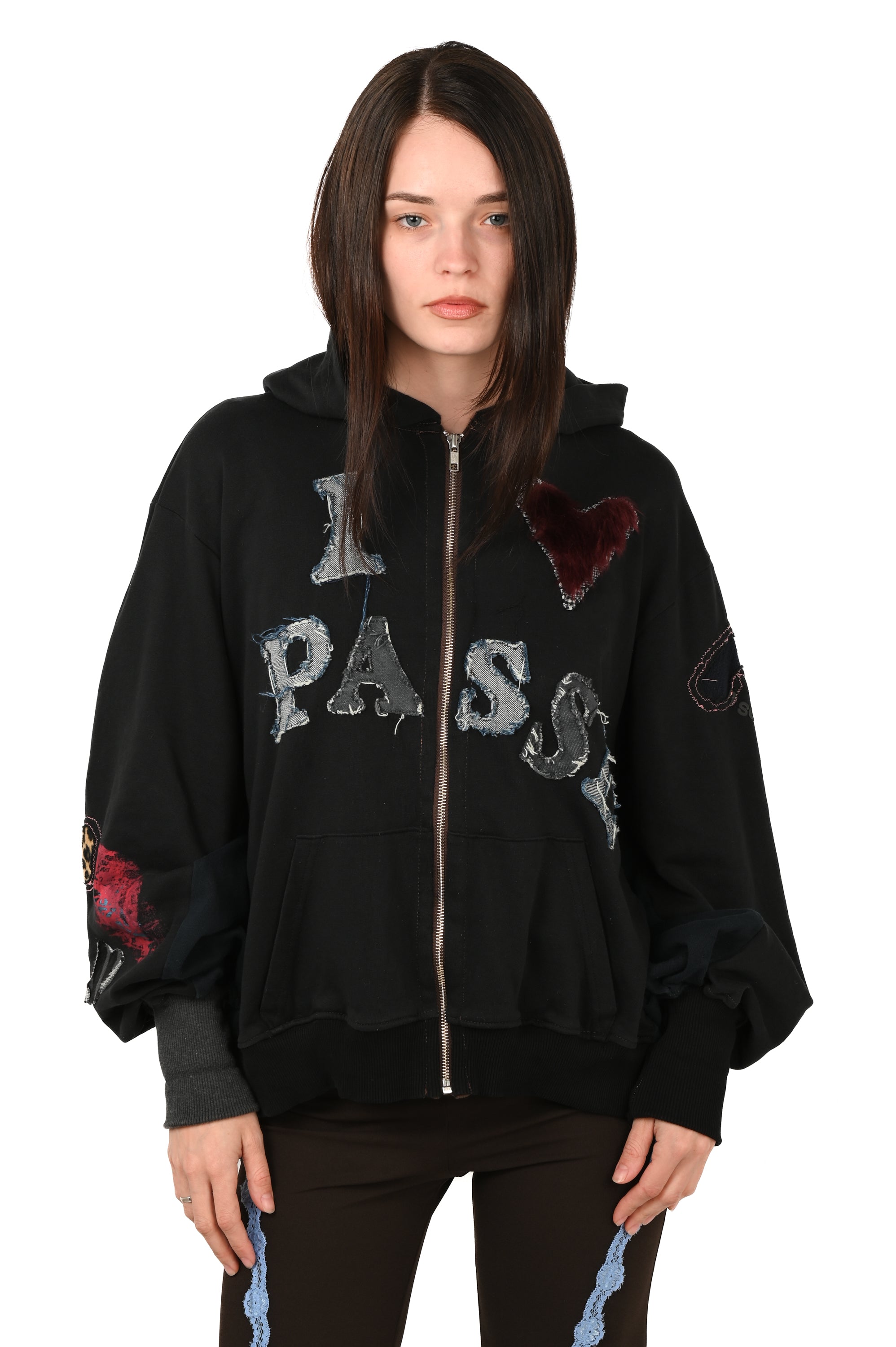 Pocket Money - I <3 Passé Hoodie - Black
