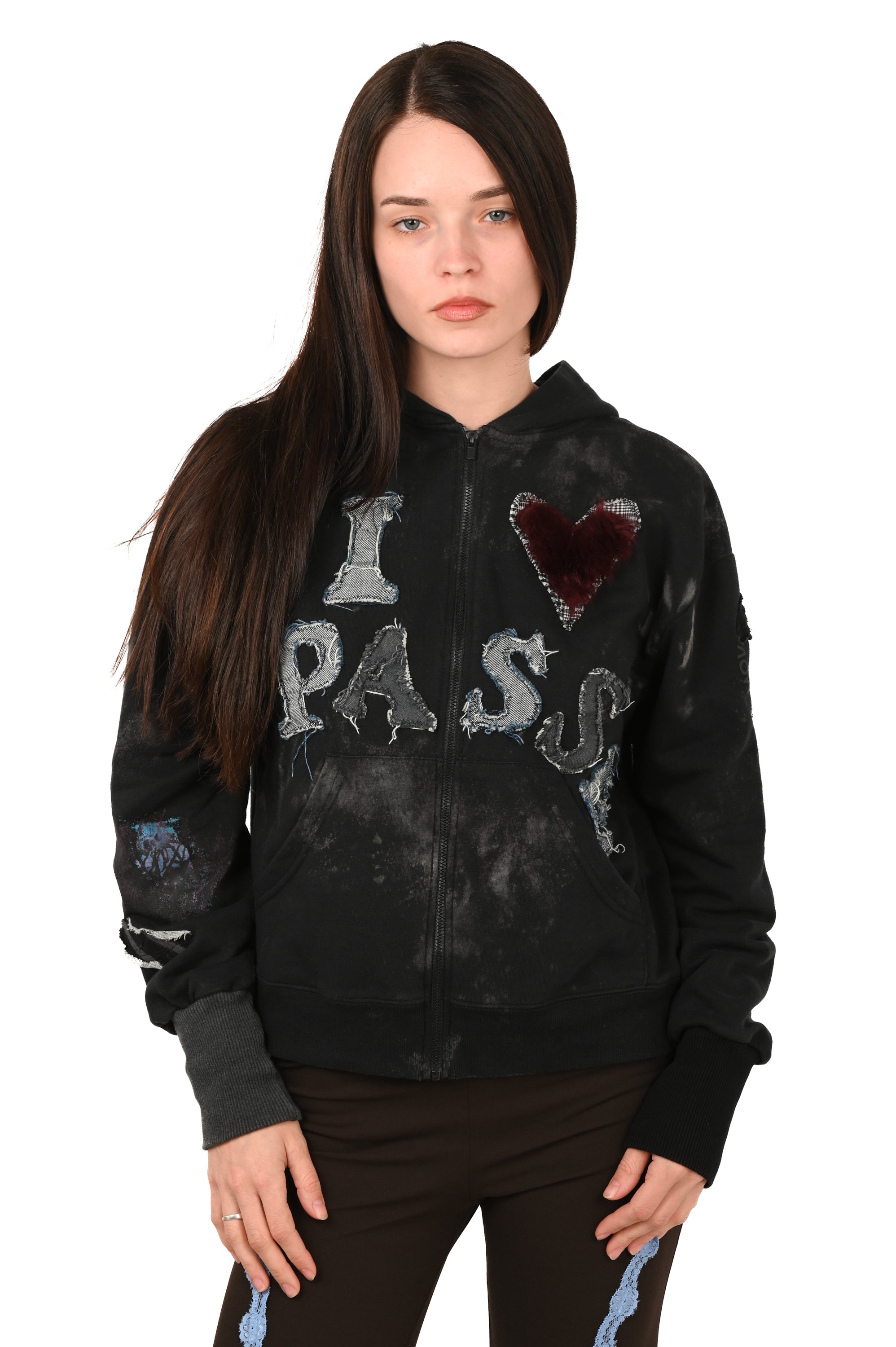 Pocket Money - I <3 Passé Hoodie - Black