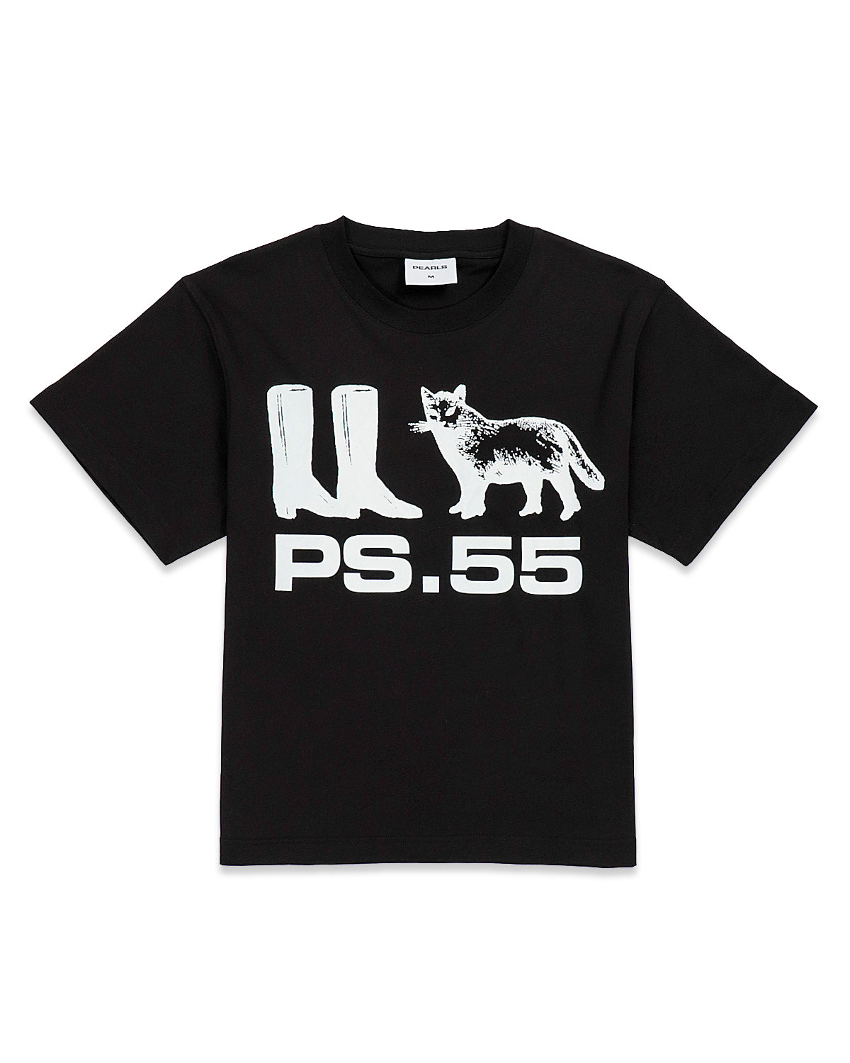 Pearls - Puss In Boots Tee - Black