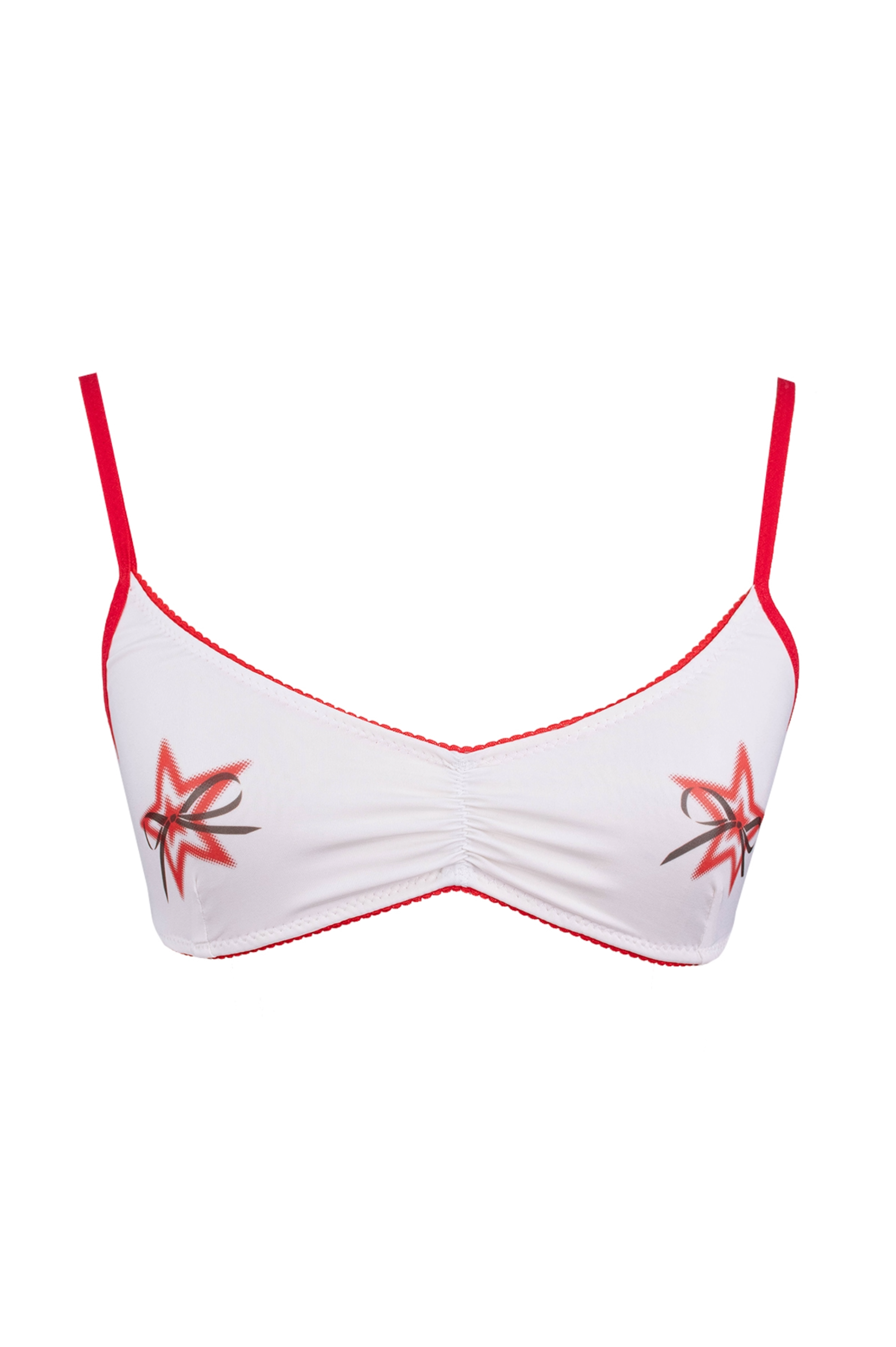 Bizarre - Wrapped Bra - White/Red