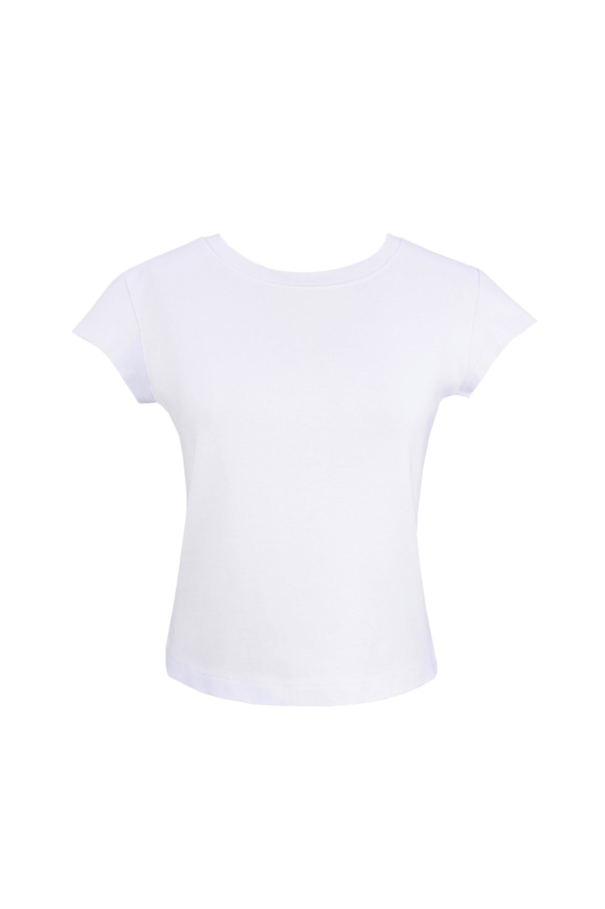 Olivia Rowan - Violet Tee - White