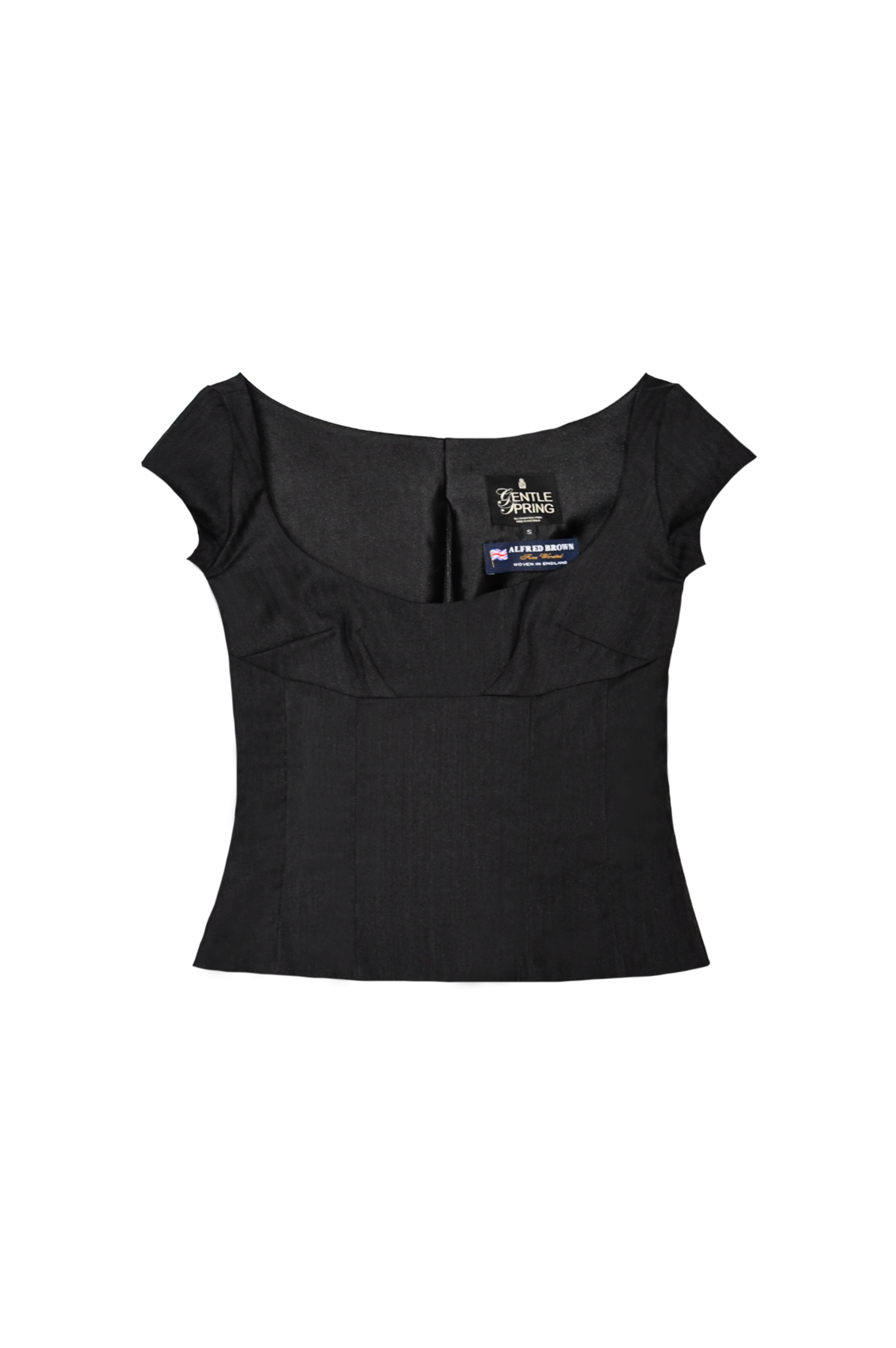 all is a gentle spring - The Demi Cup Corselette - Black