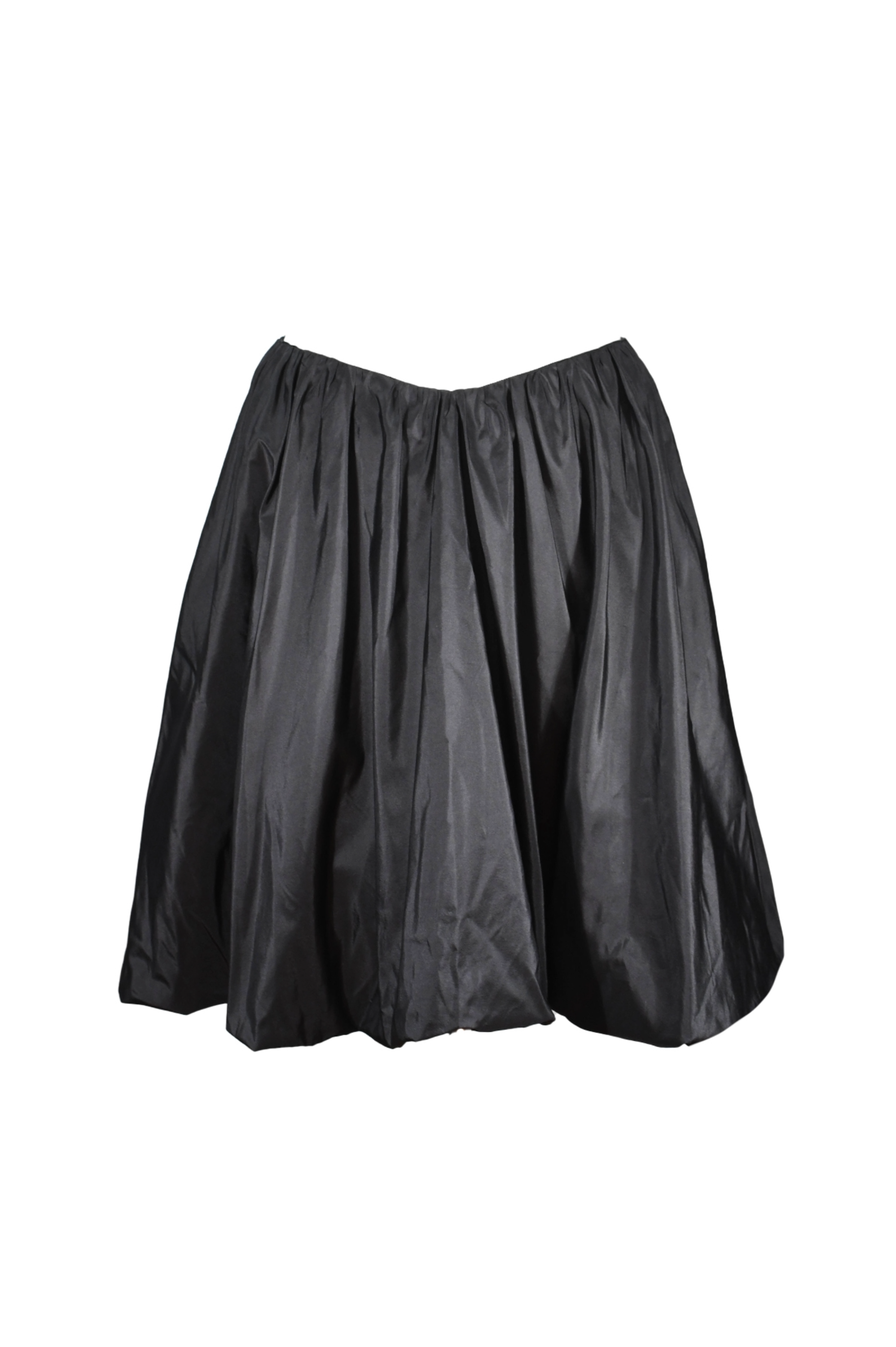 all is a gentle spring - The Polonaise Skirt - Black Silk