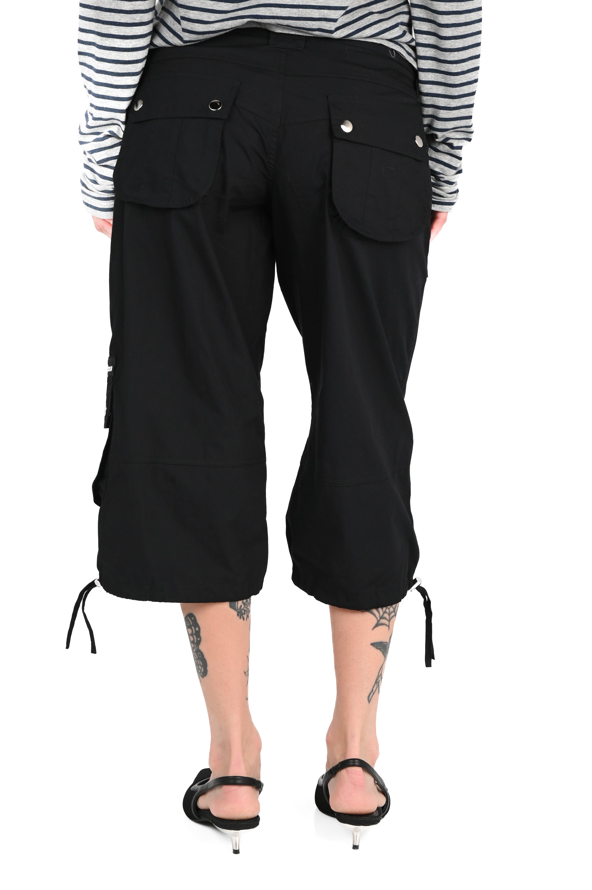 Sabi The Label - Iris Cargo Capris - Black