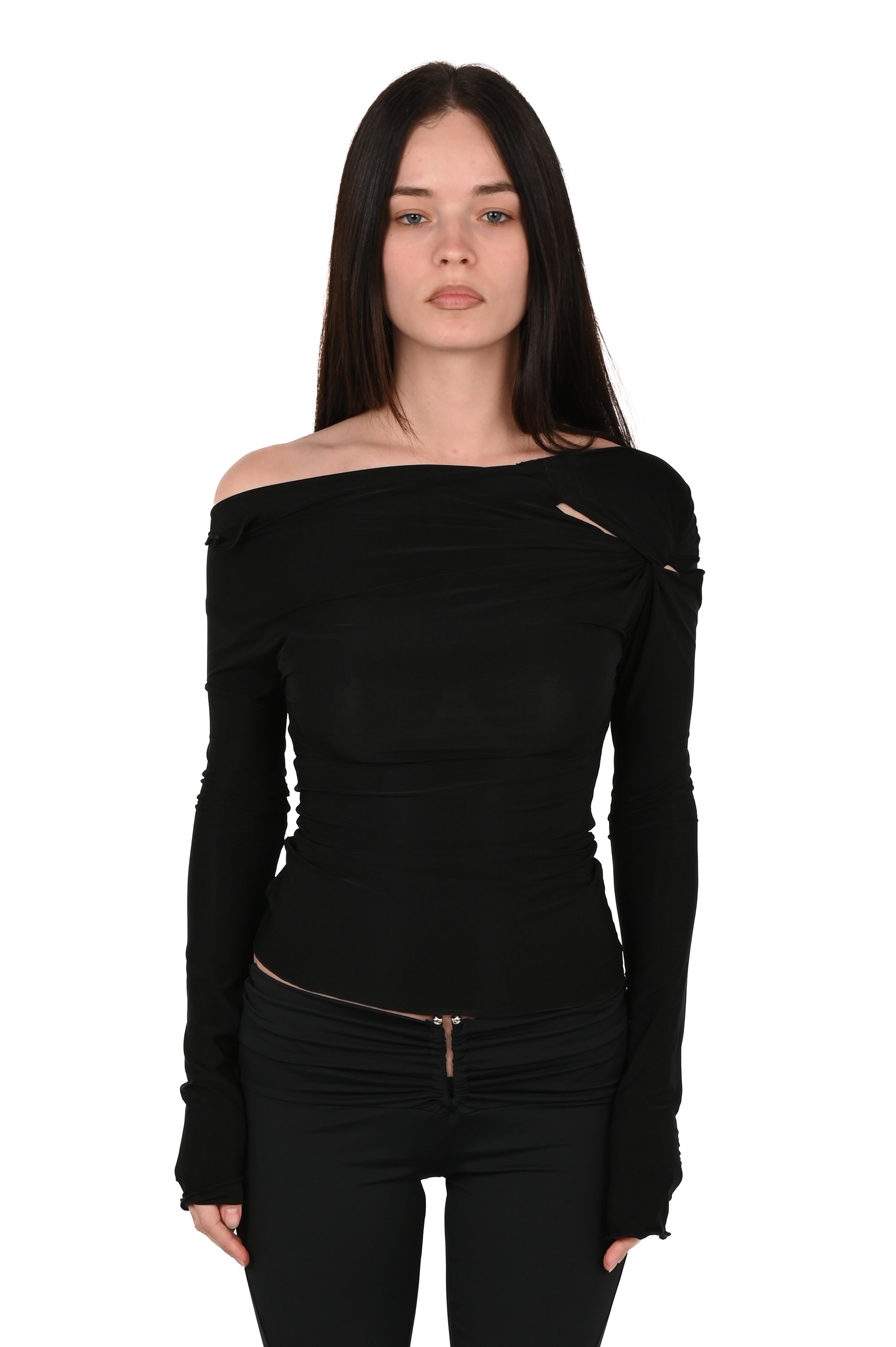 Hydra Opia - Twisted Long Sleeve - Black